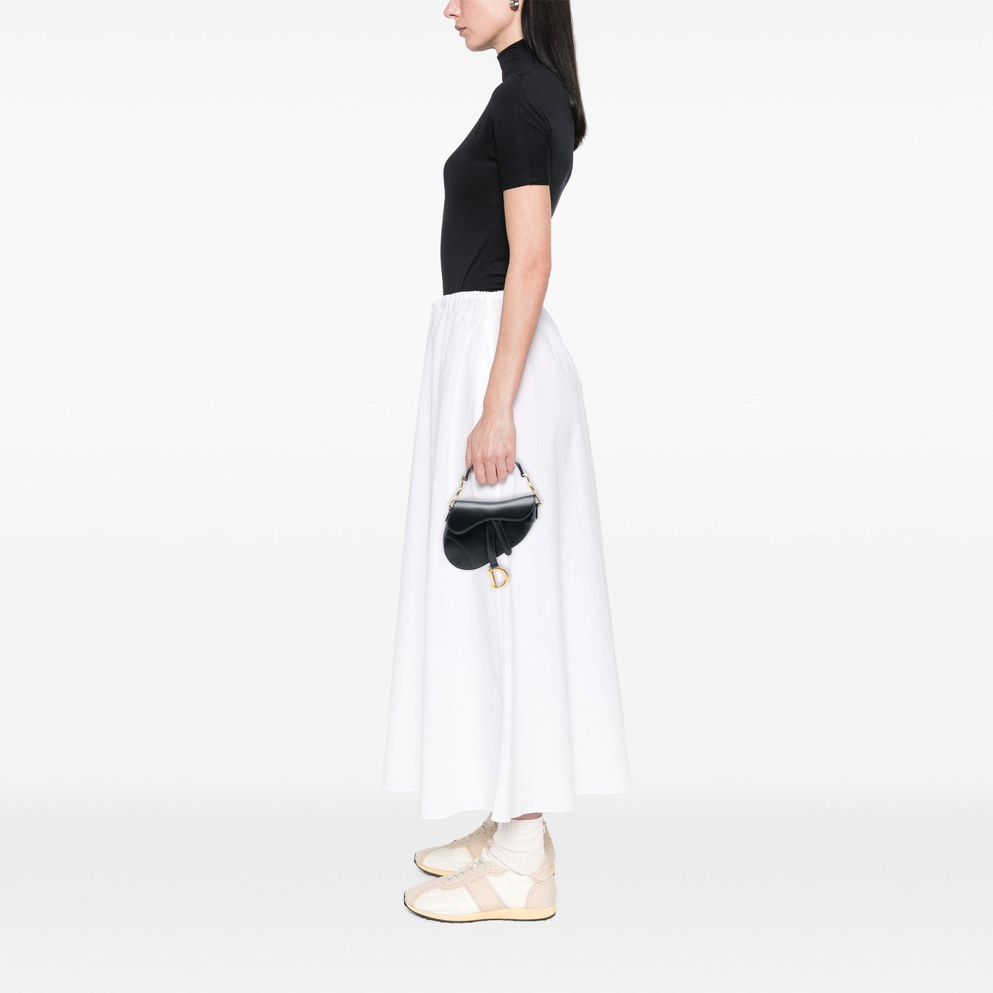 Dior Mini Leather Saddle Bag