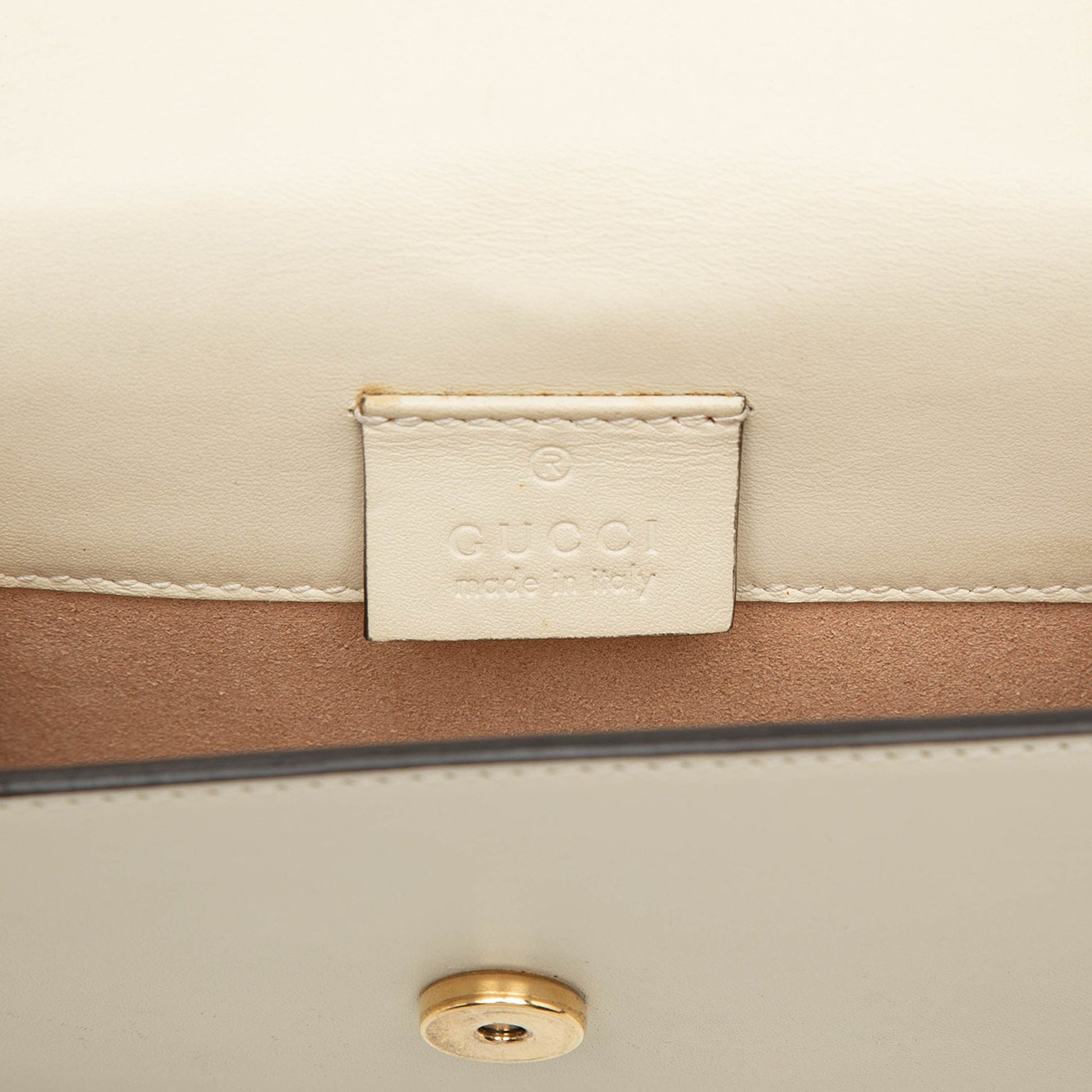 Gucci Super Mini Leather Sylvie Chain Crossbody