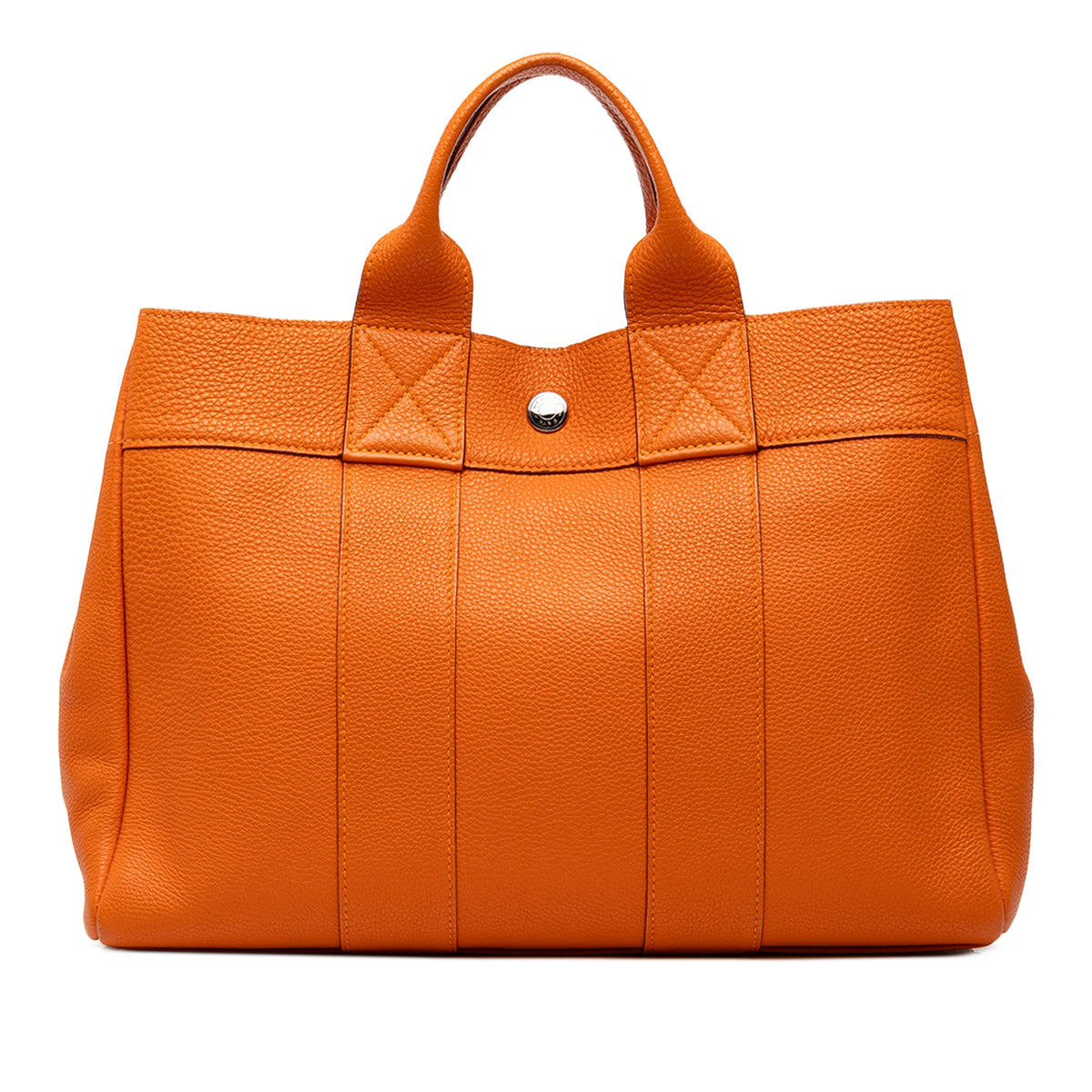 Hermès Togo Fourre Tout PM — Orange