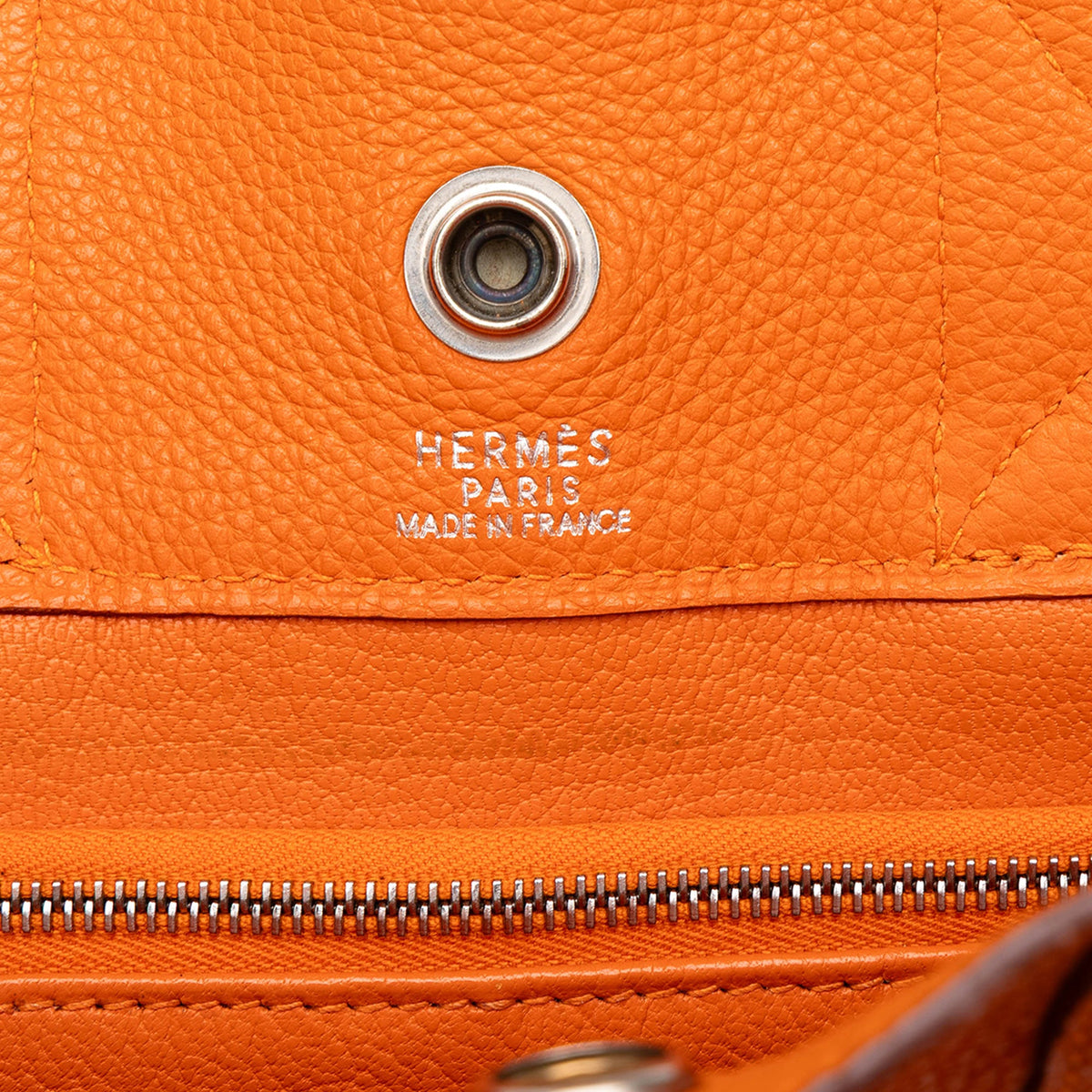 Hermès Togo Fourre Tout PM — Orange