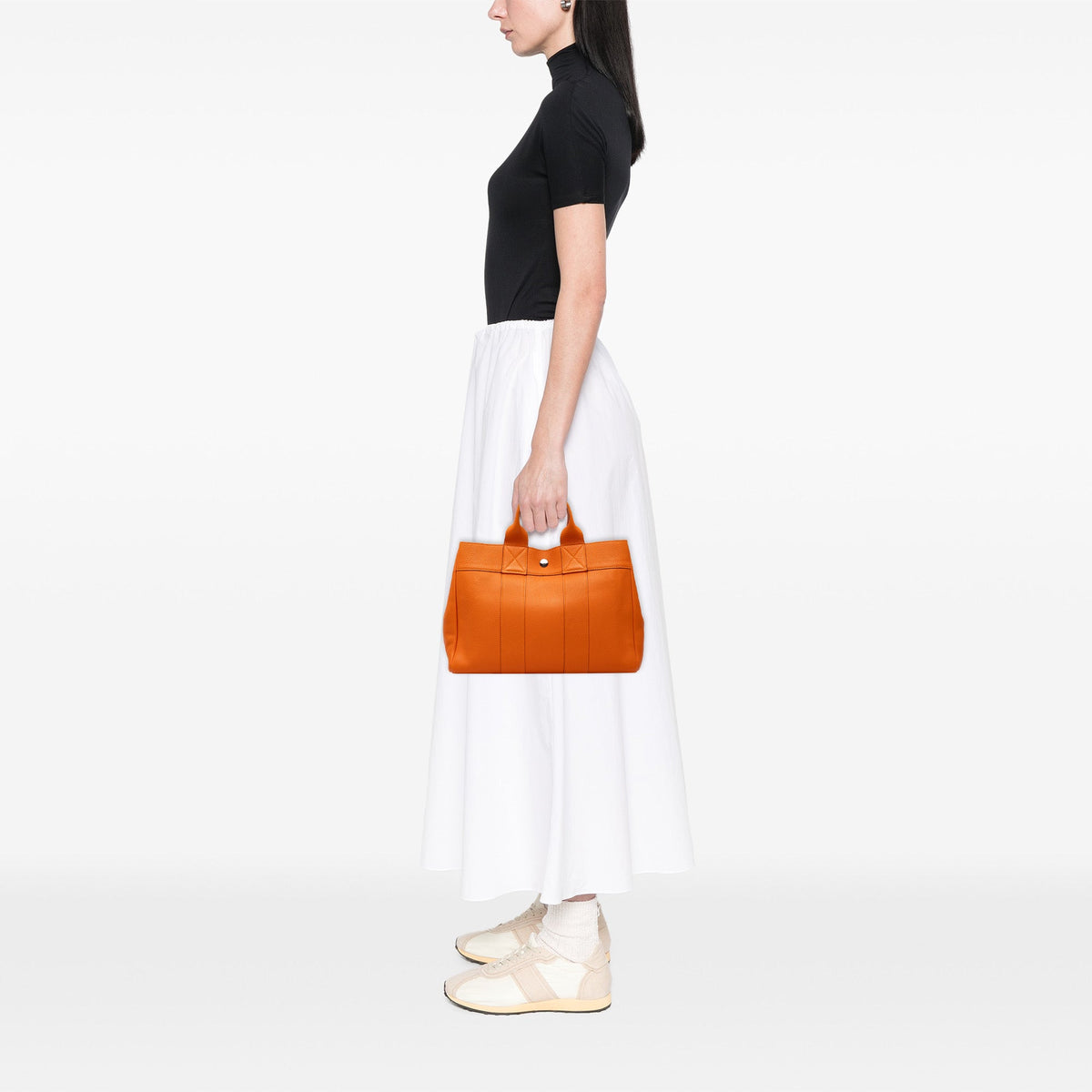Hermès Togo Fourre Tout PM — Orange