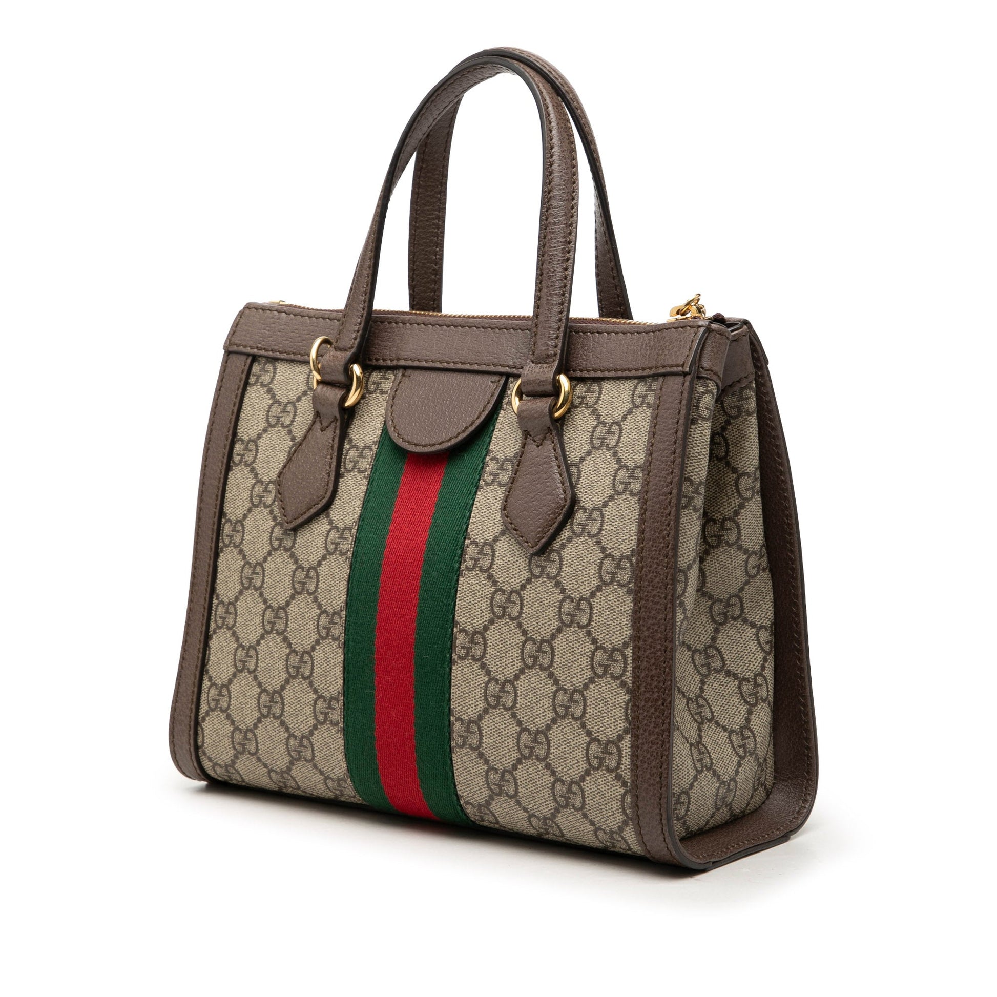 Gucci Small GG Supreme Ophidia Satchel