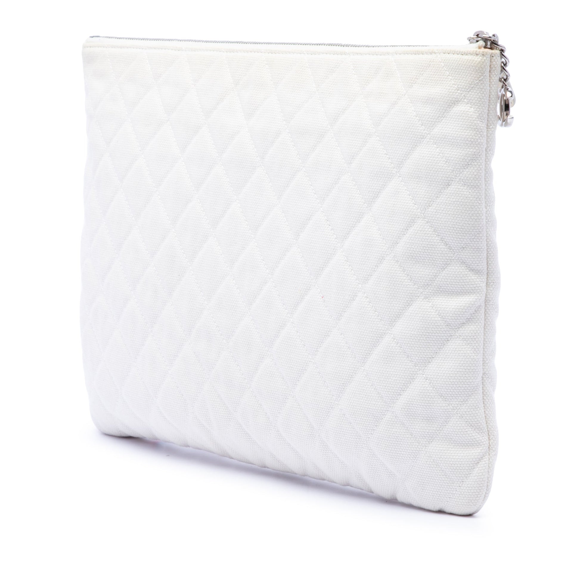 Chanel Large Quilted Printed Canvas Coco Cuba Libre O Case Clutch