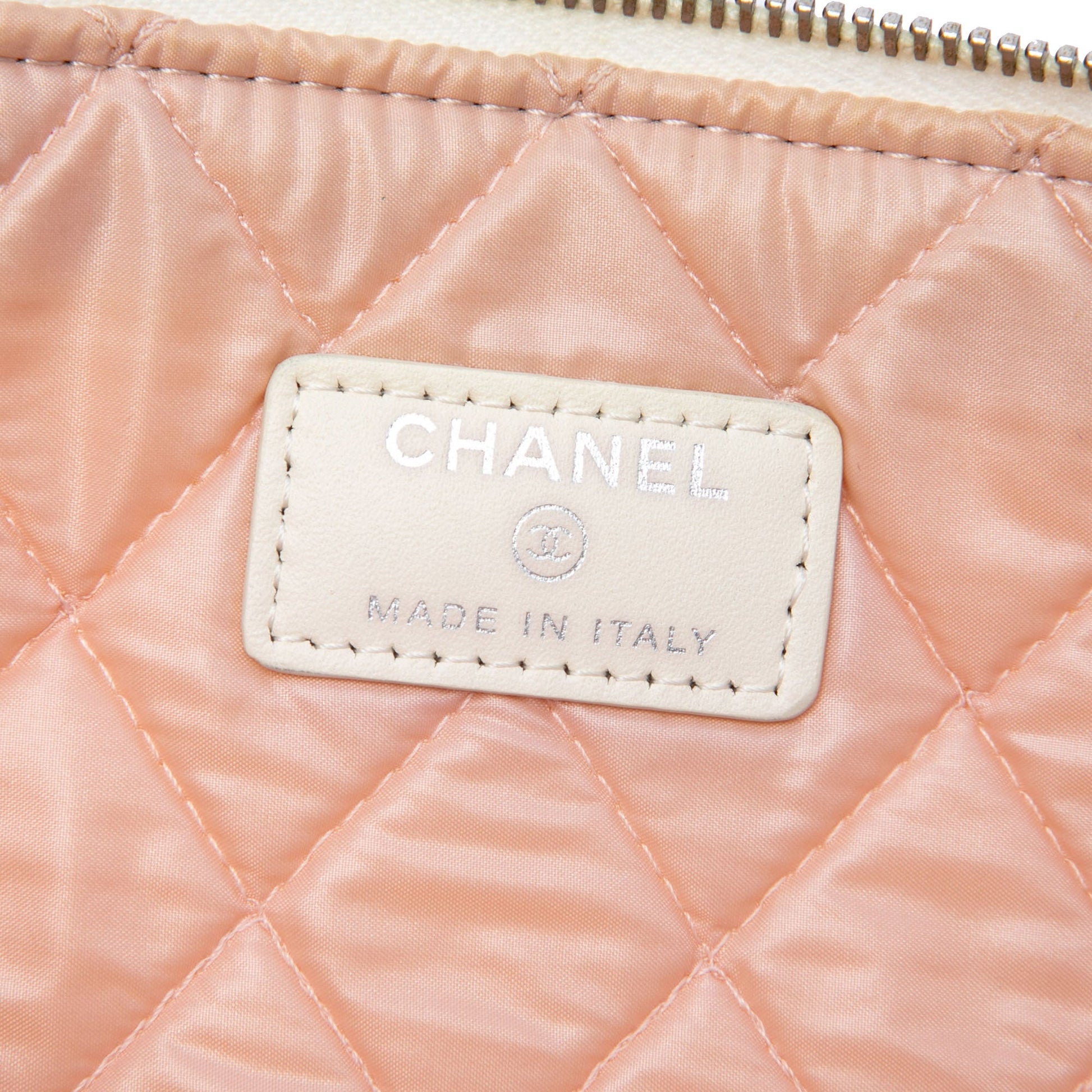 Chanel Large Quilted Printed Canvas Coco Cuba Libre O Case Clutch