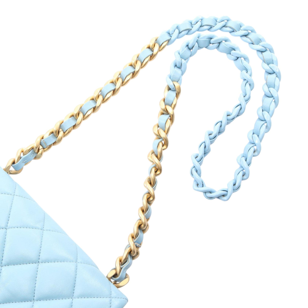 Chanel Mini Quilted Lambskin Lacquered Chain Flap