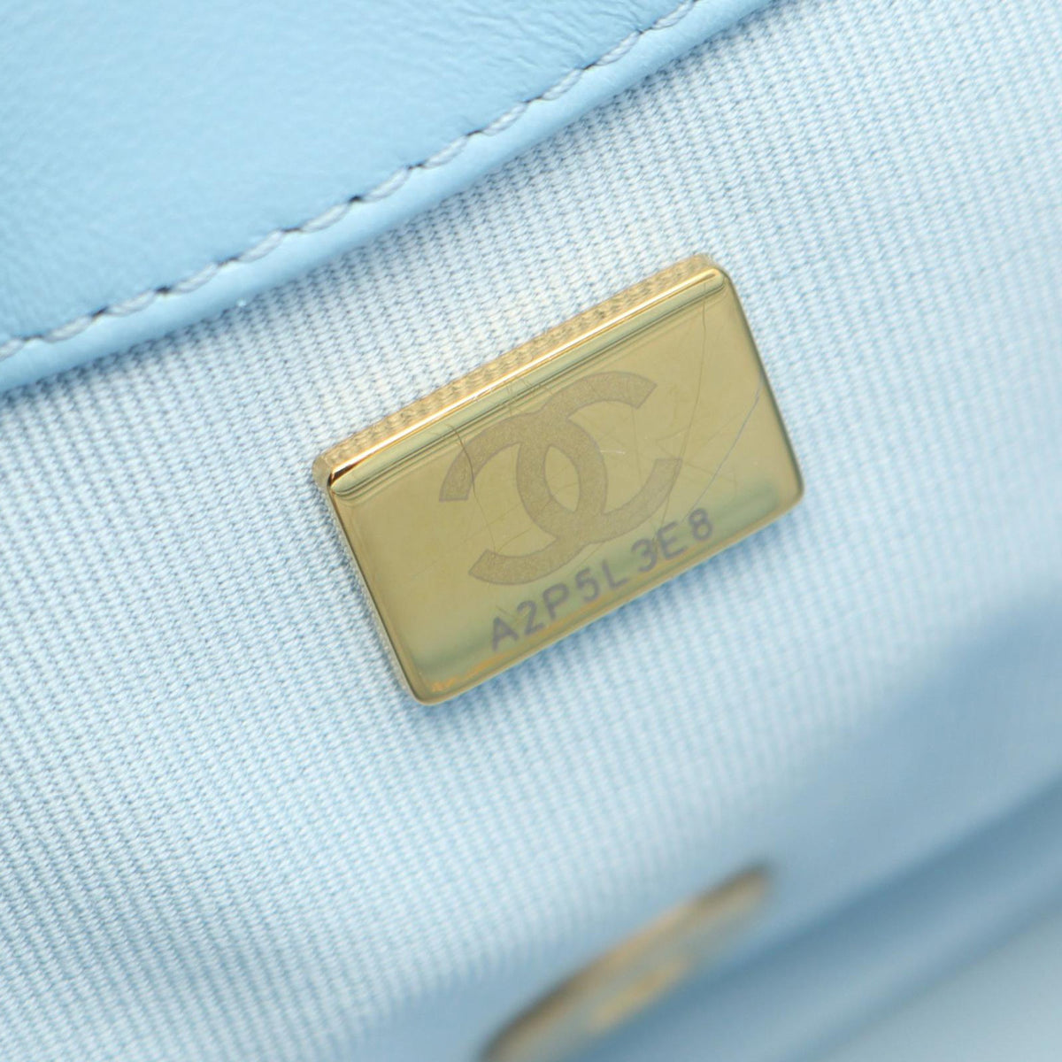 Chanel Mini Quilted Lambskin Lacquered Chain Flap
