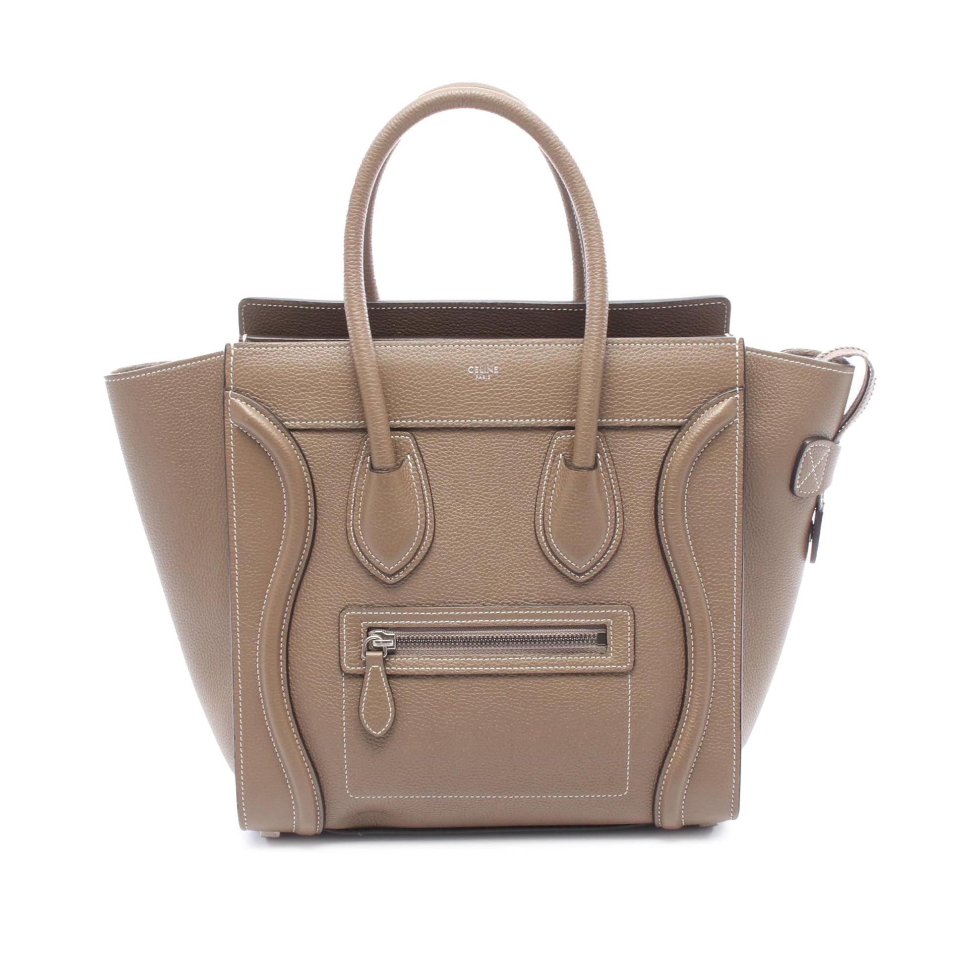 Celine Micro Leather Luggage Tote