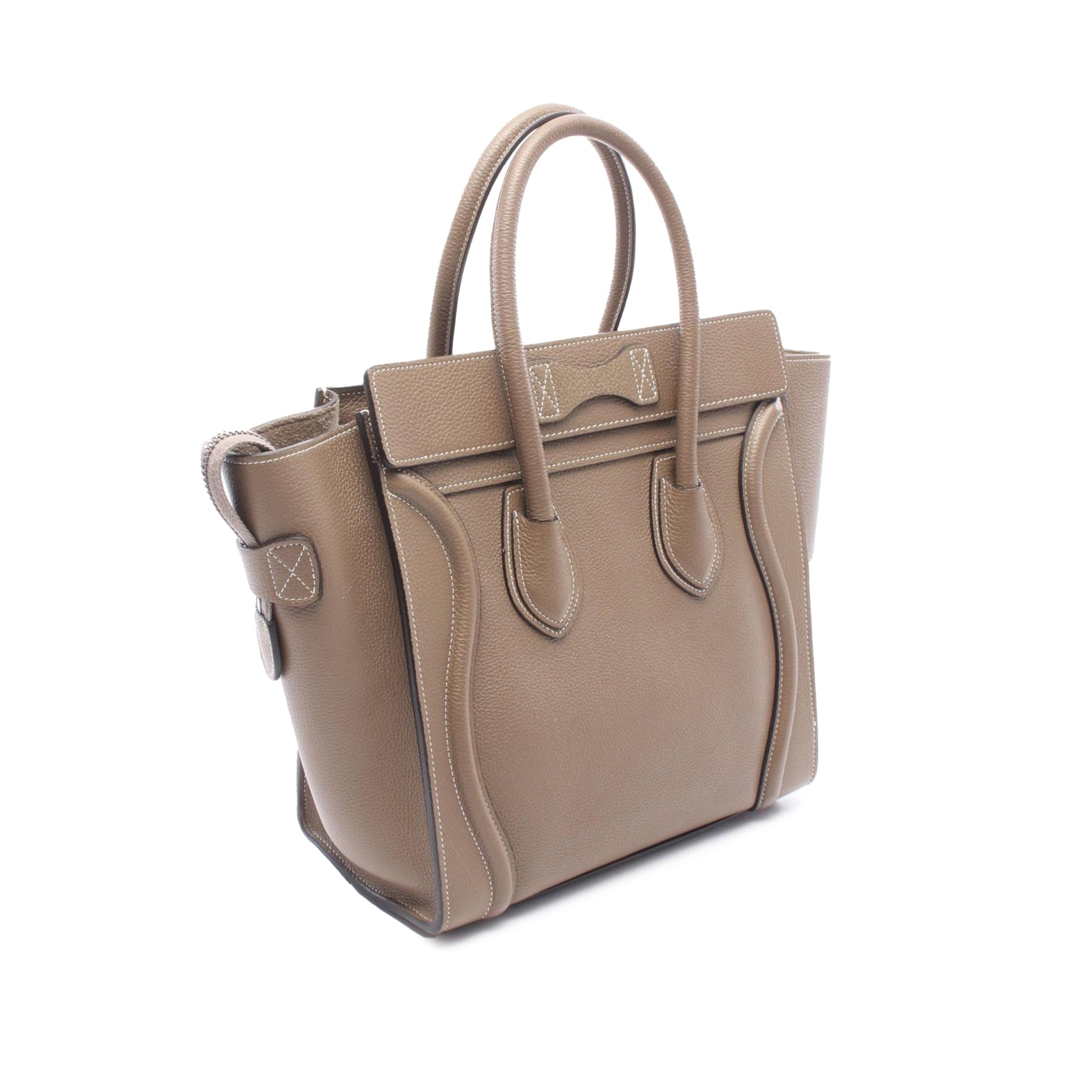 Celine Micro Leather Luggage Tote