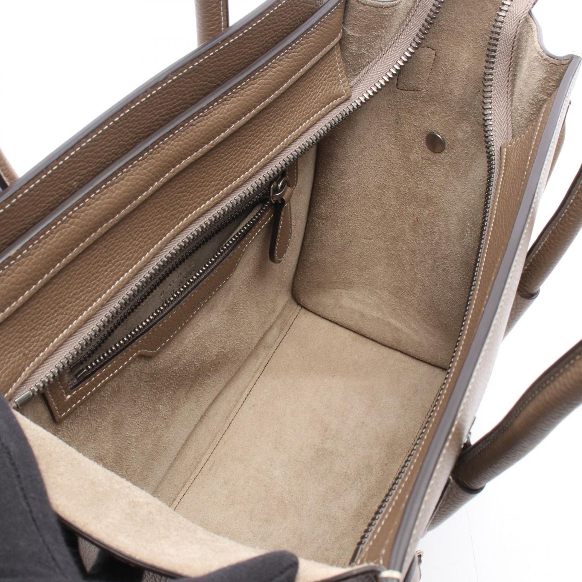 Celine Micro Leather Luggage Tote