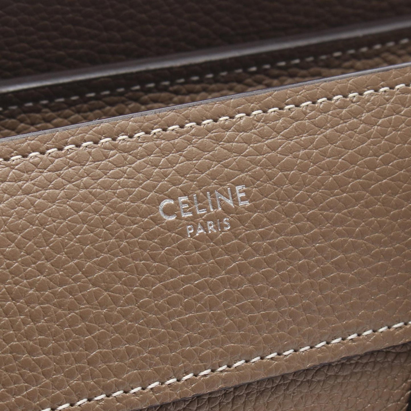 Celine Micro Leather Luggage Tote