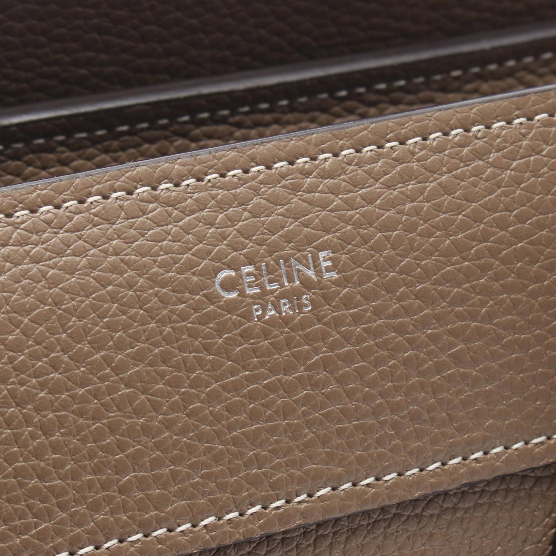 Celine Micro Leather Luggage Tote