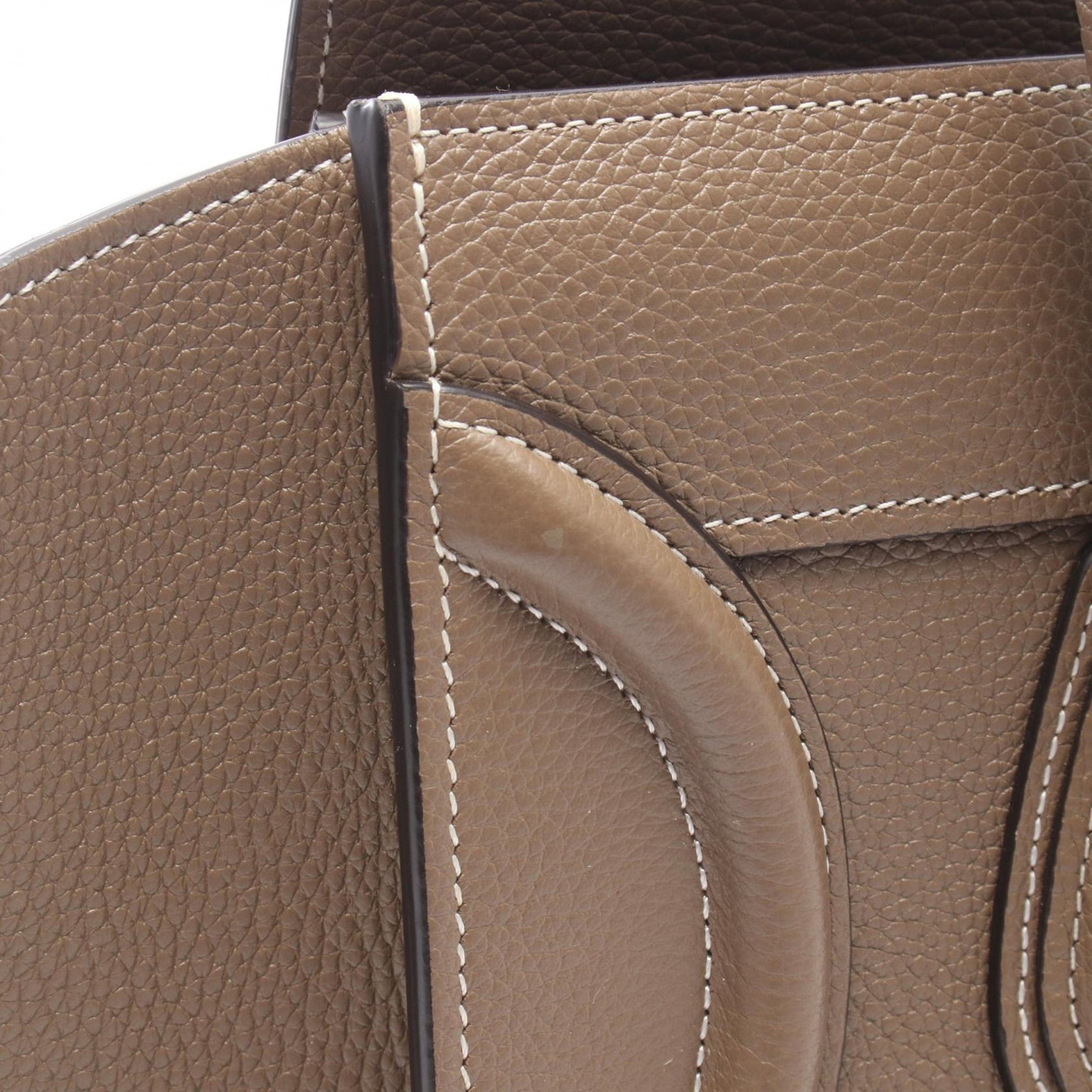 Celine Micro Leather Luggage Tote