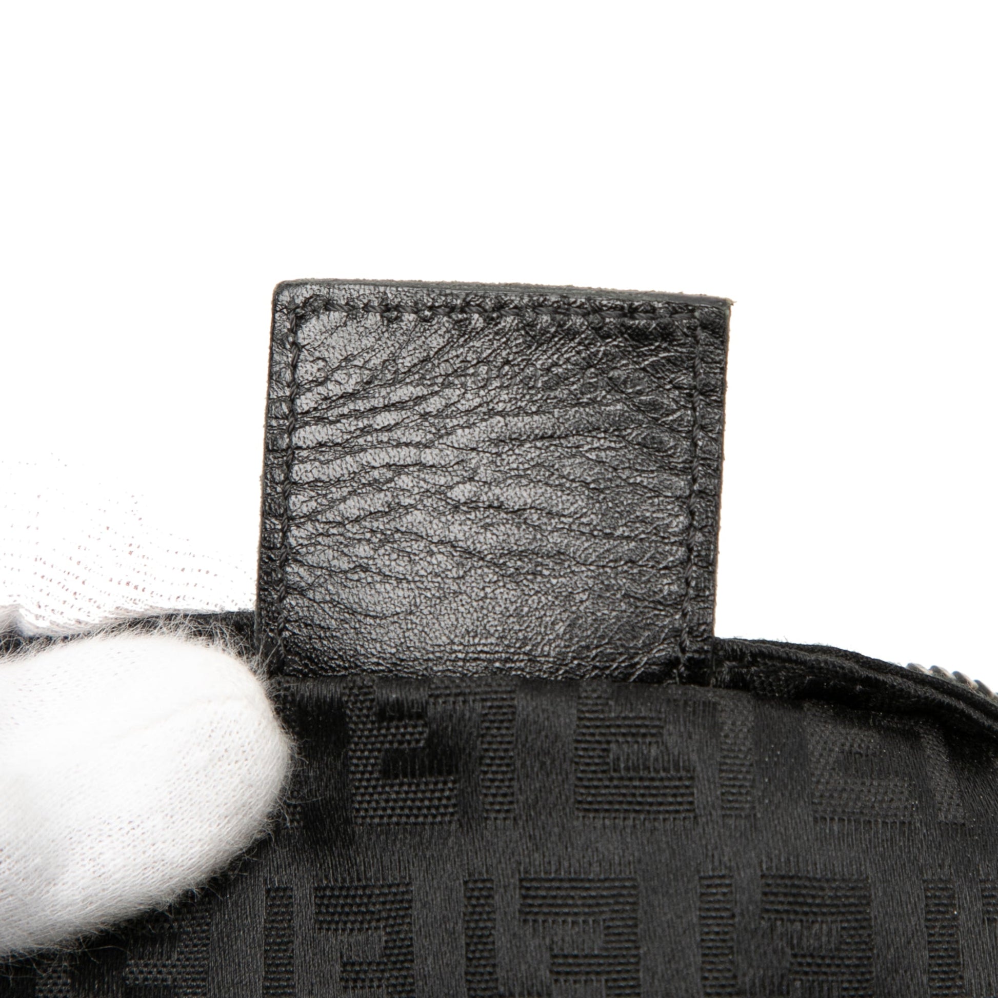 Fendi Zucchino Canvas Handbag