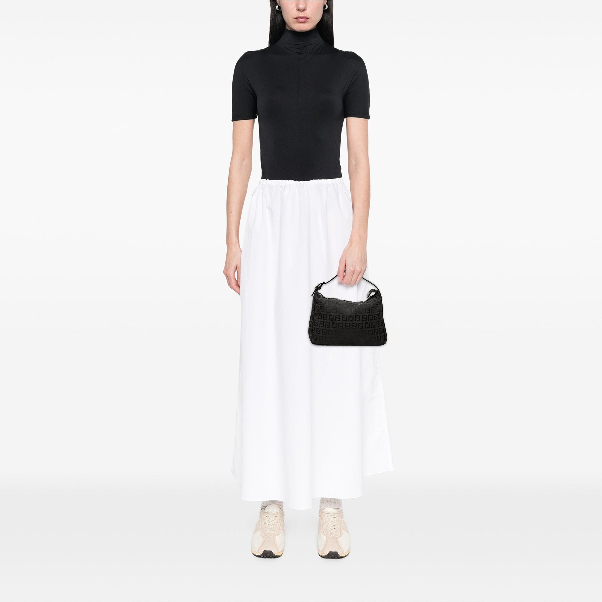 Fendi Zucchino Canvas Handbag