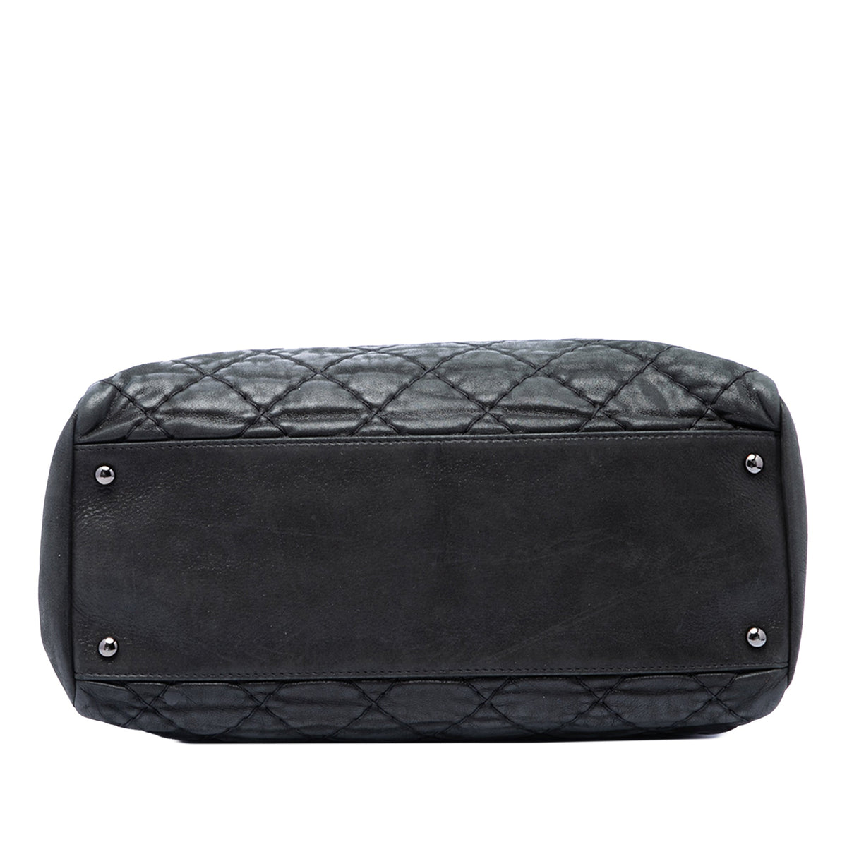 Chanel Large Quilted Iridescent Calfskin Just Mademoiselle