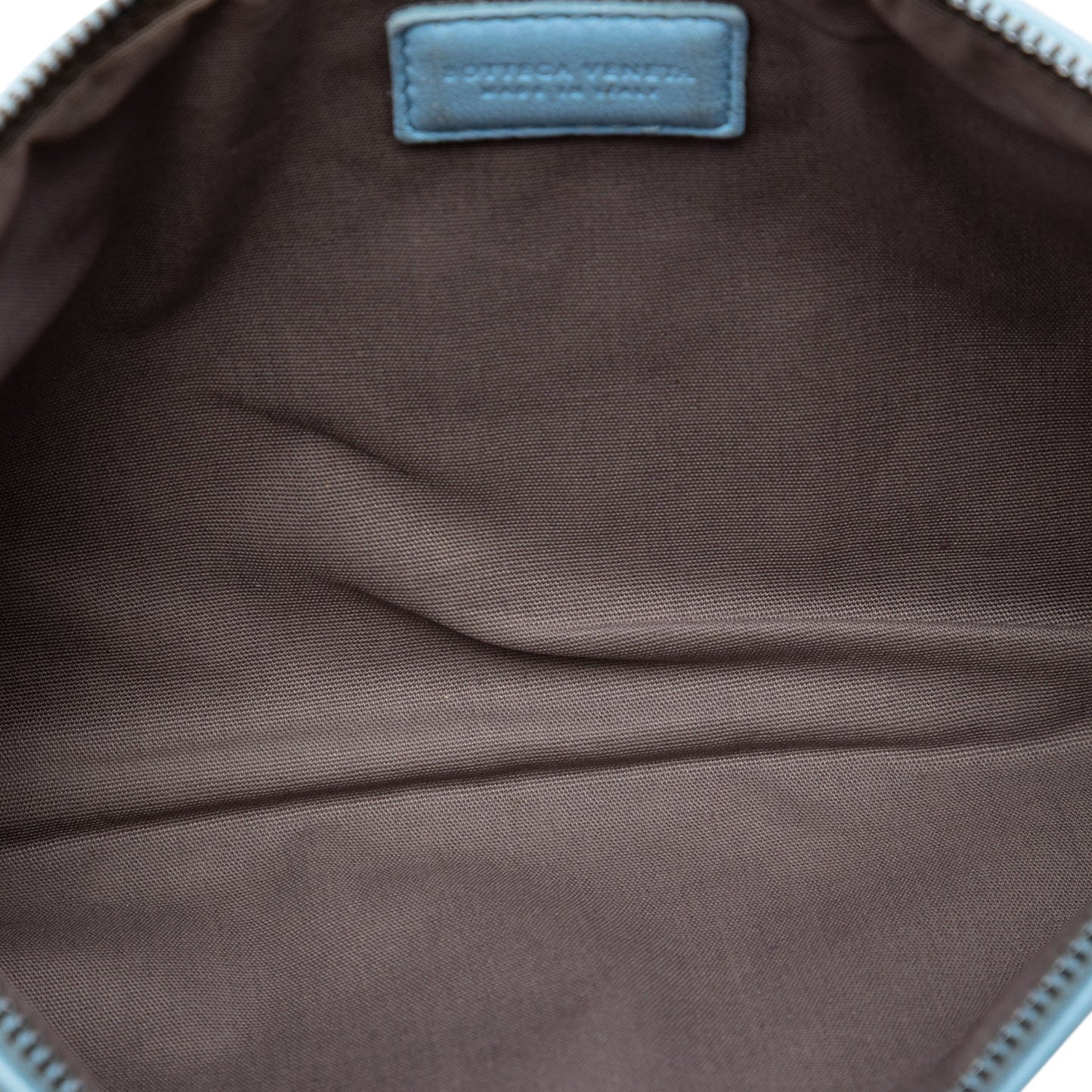 Bottega Veneta Small Nappa Intrecciato Zip Pouch
