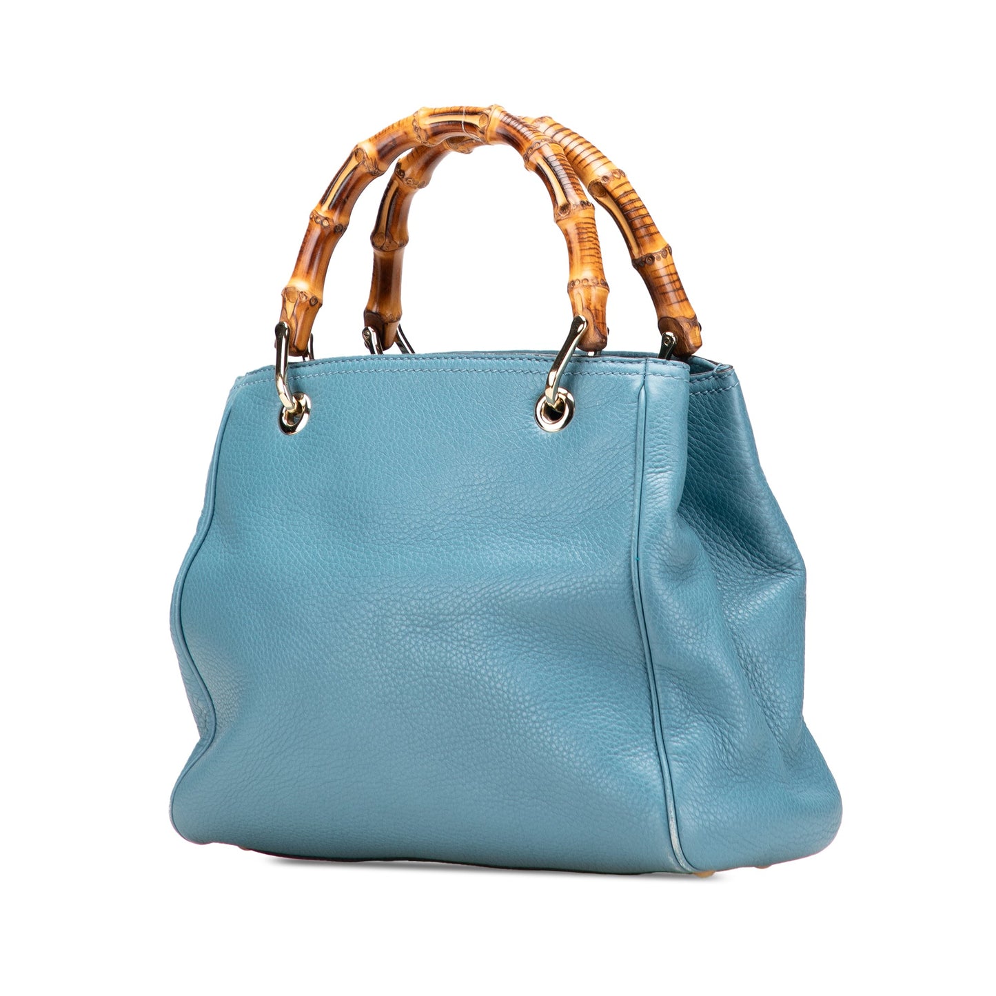 Gucci Small Calfskin Bamboo Shopper Satchel
