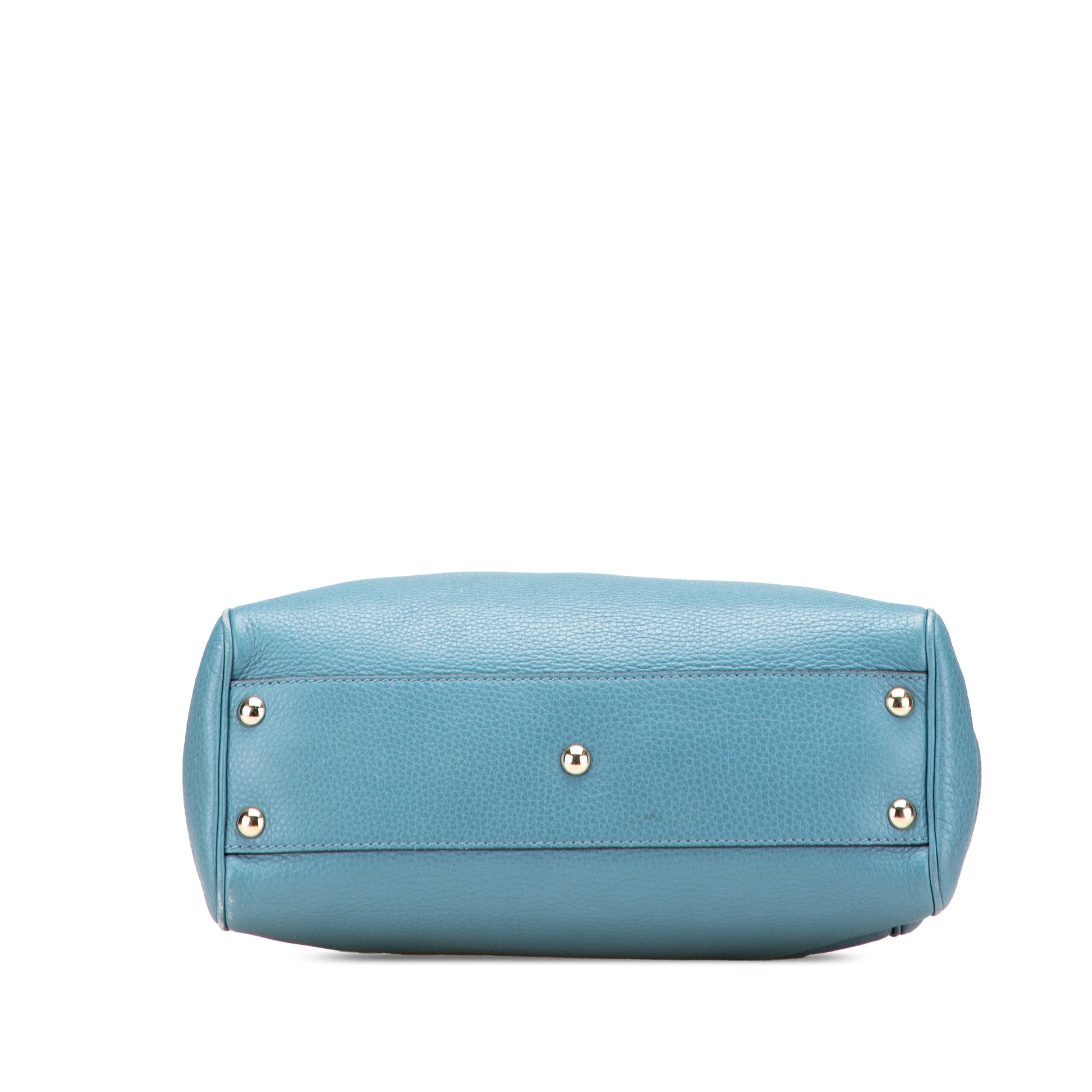 Gucci Small Calfskin Bamboo Shopper Satchel