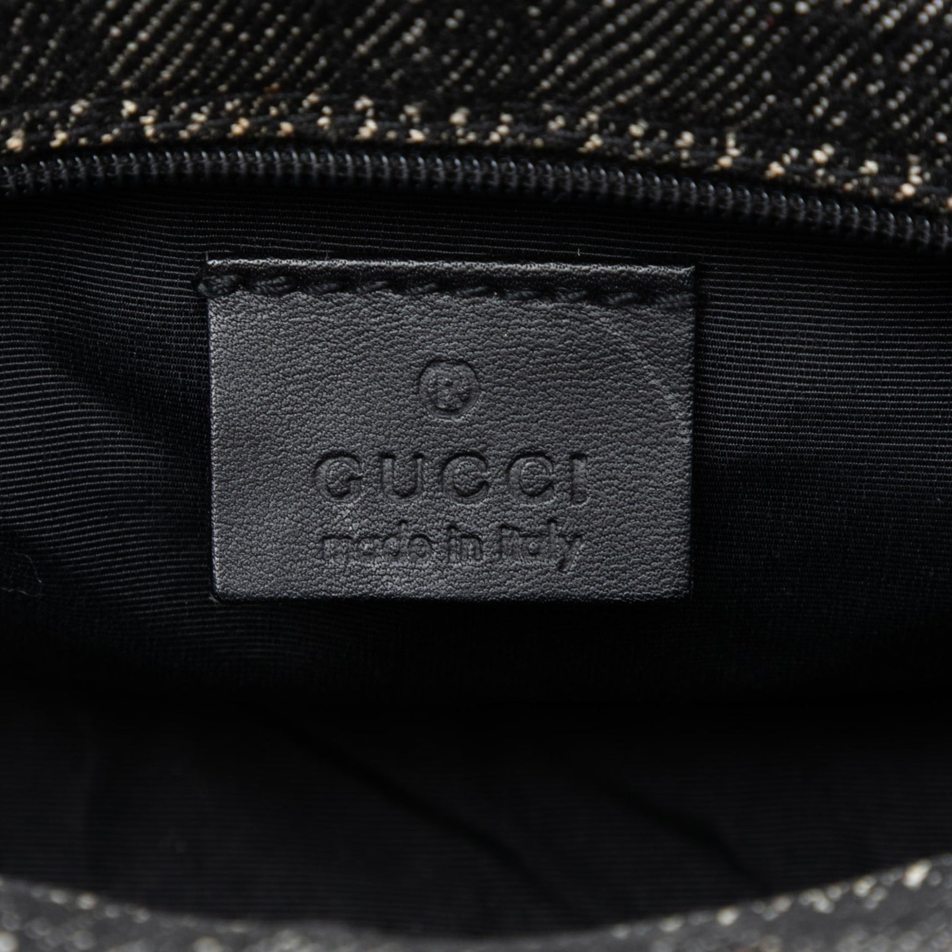 Gucci GG Denim Shoulder Bag