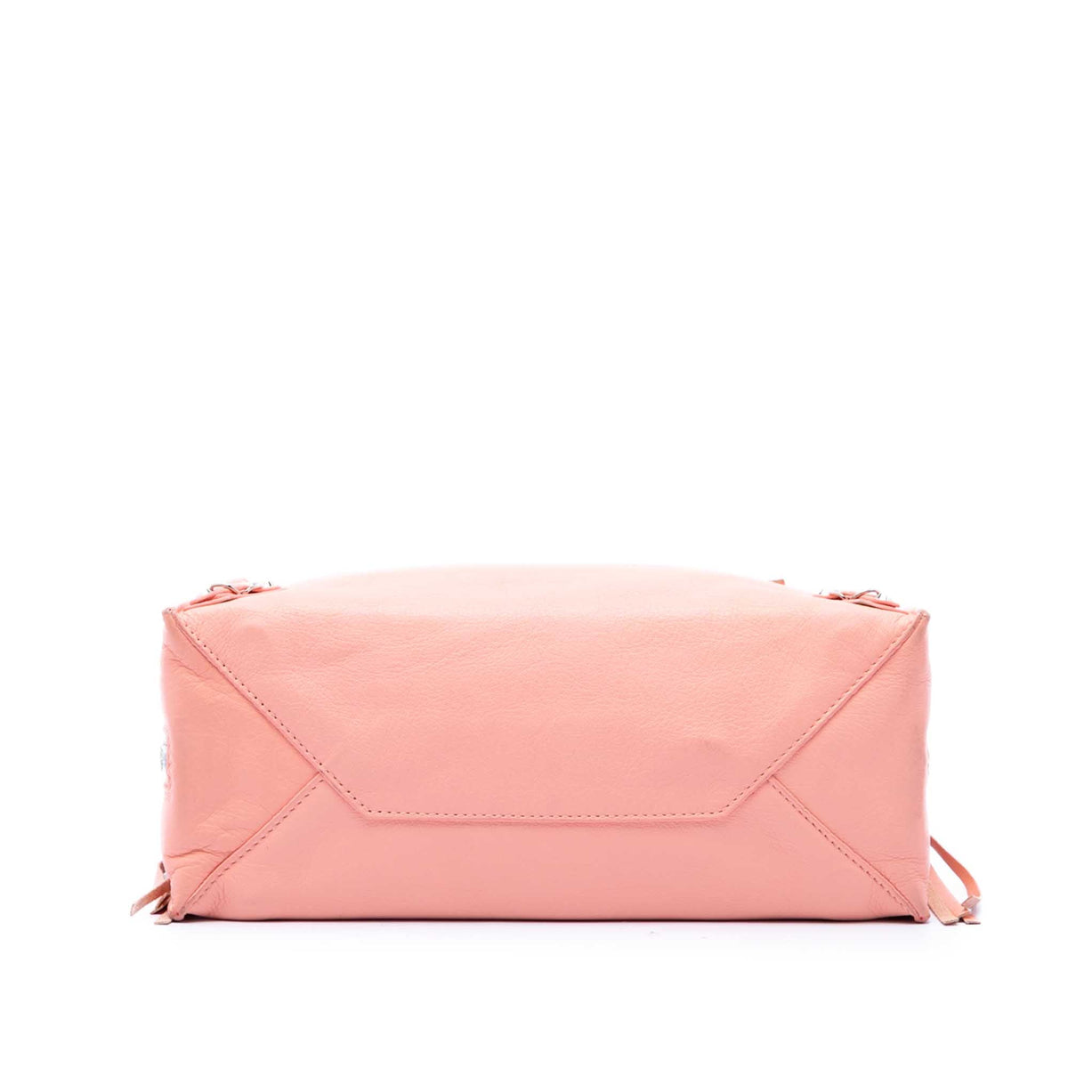 Balenciaga Calfskin Papier A6 Zip Around Satchel