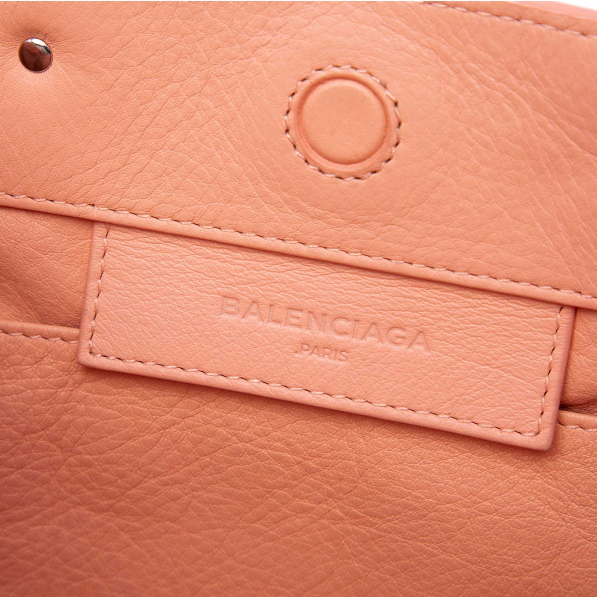 Balenciaga Calfskin Papier A6 Zip Around Satchel