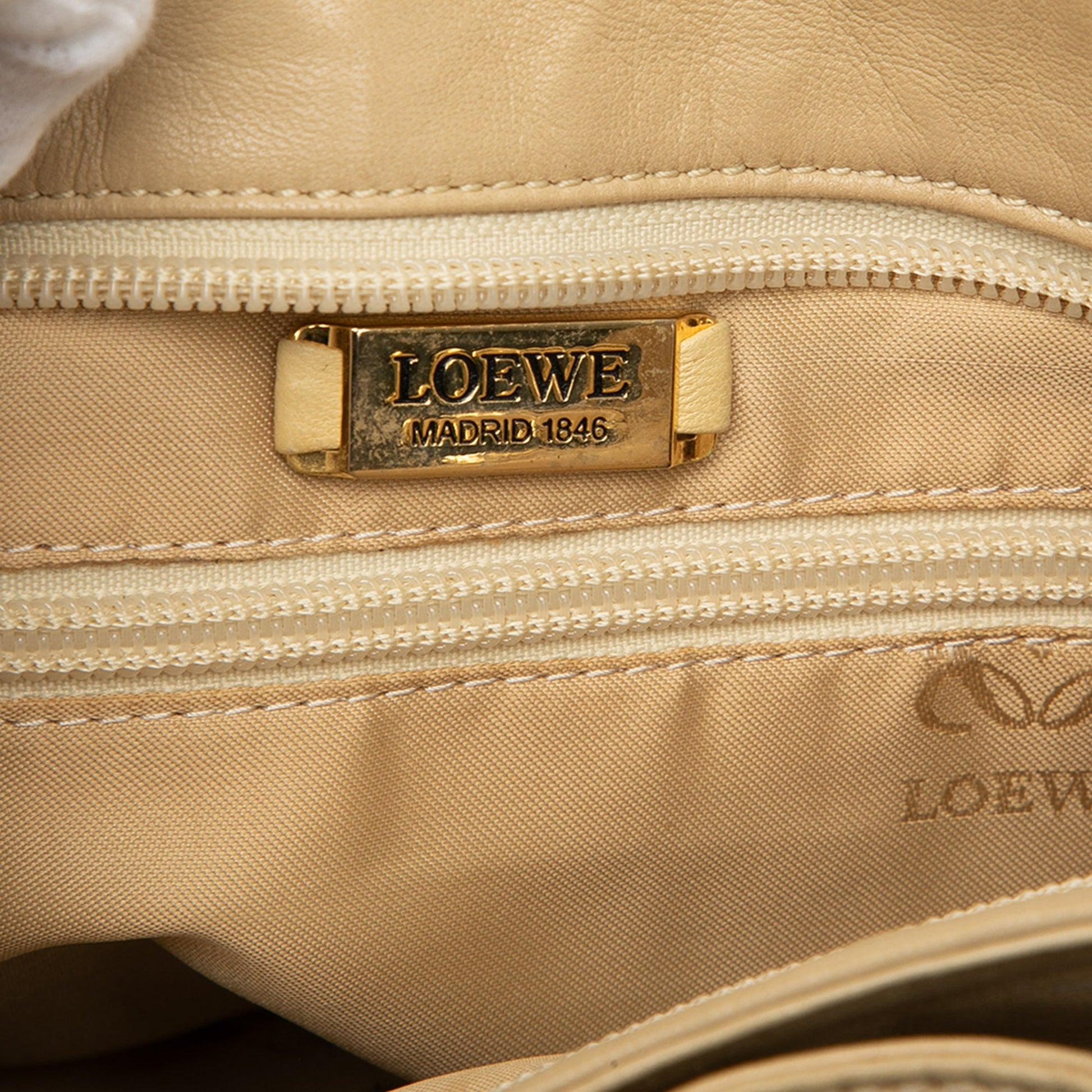 Leather Anagram Shoulder Bag