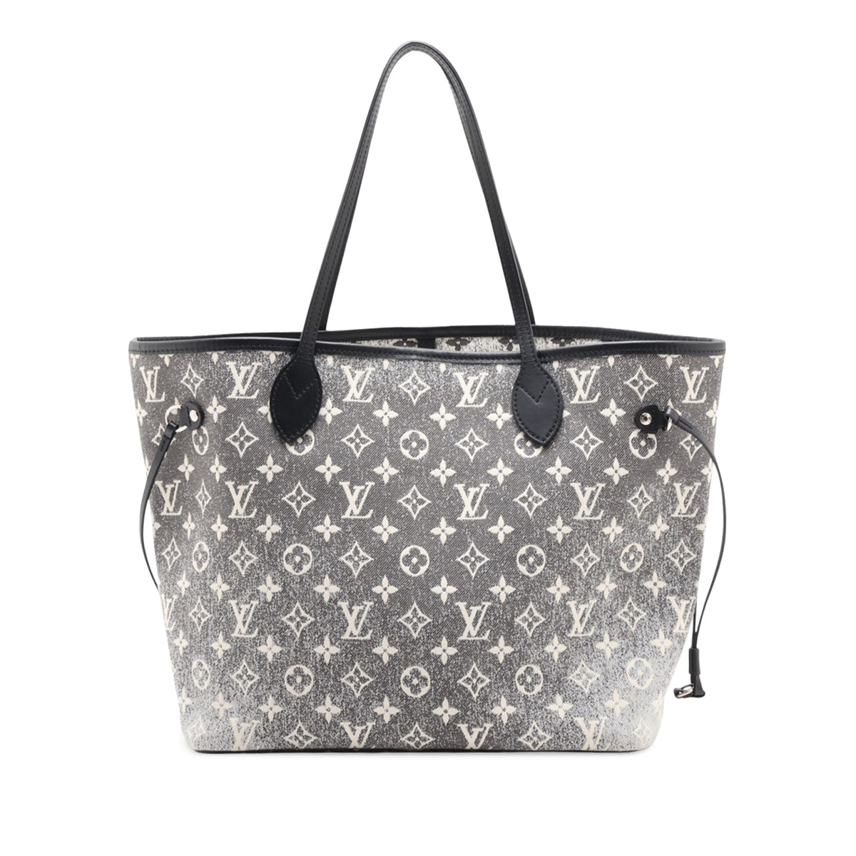 Louis Vuitton Monogram Jacquard Denim Neverfull MM — Gray