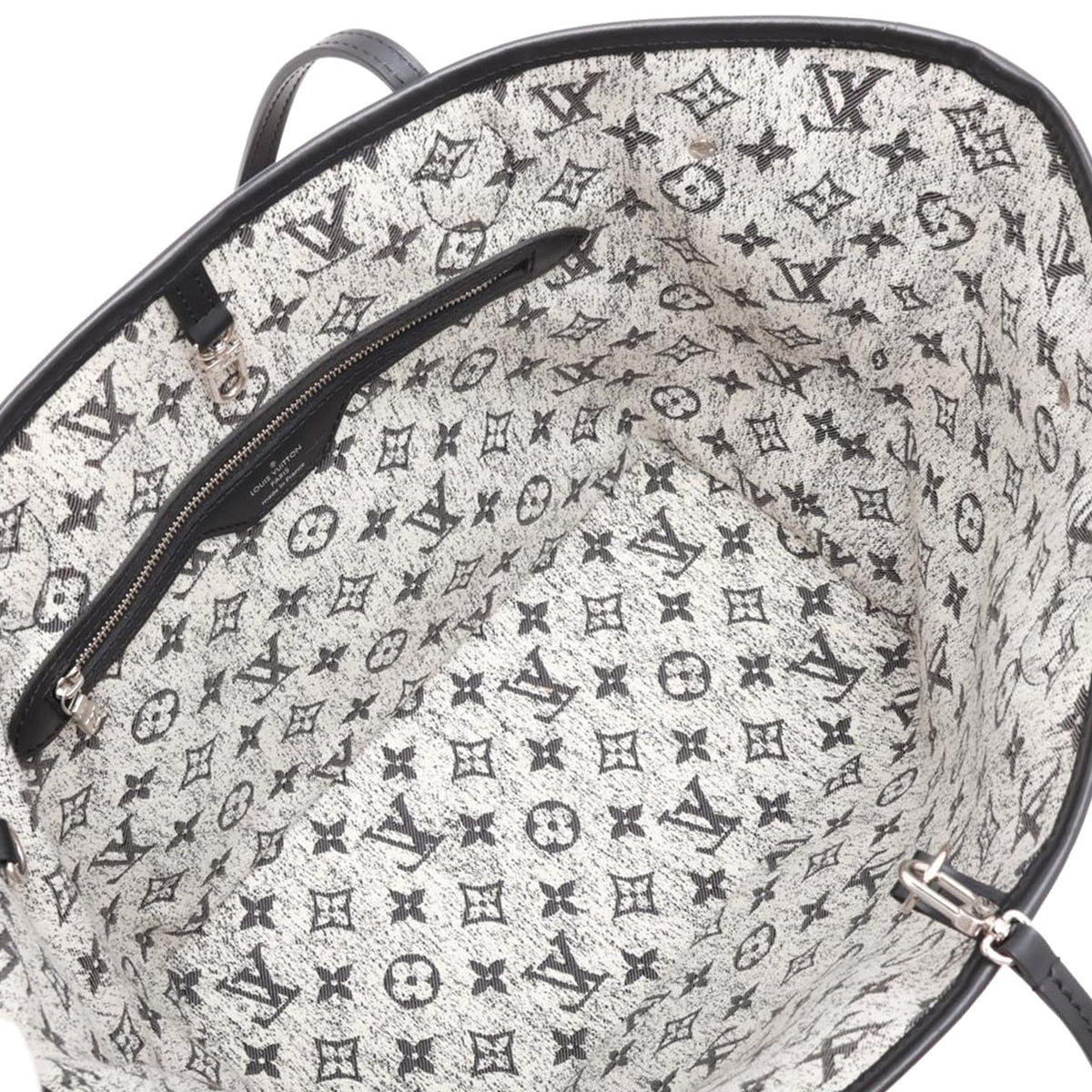 Louis Vuitton Monogram Jacquard Denim Neverfull MM — Gray