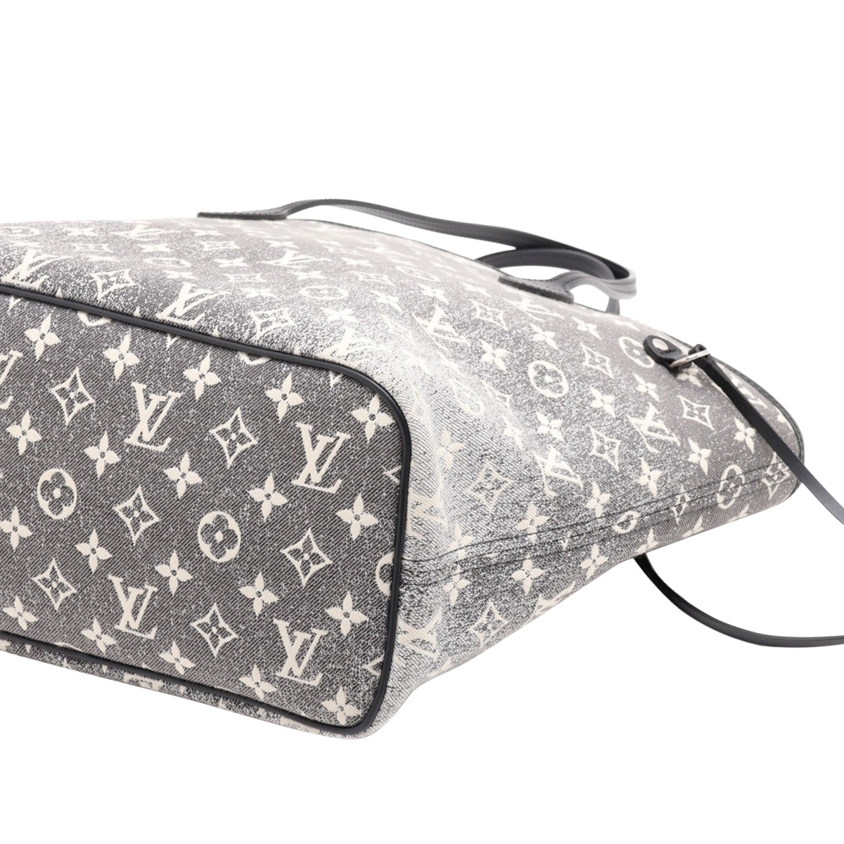 Louis Vuitton Monogram Jacquard Denim Neverfull MM — Gray