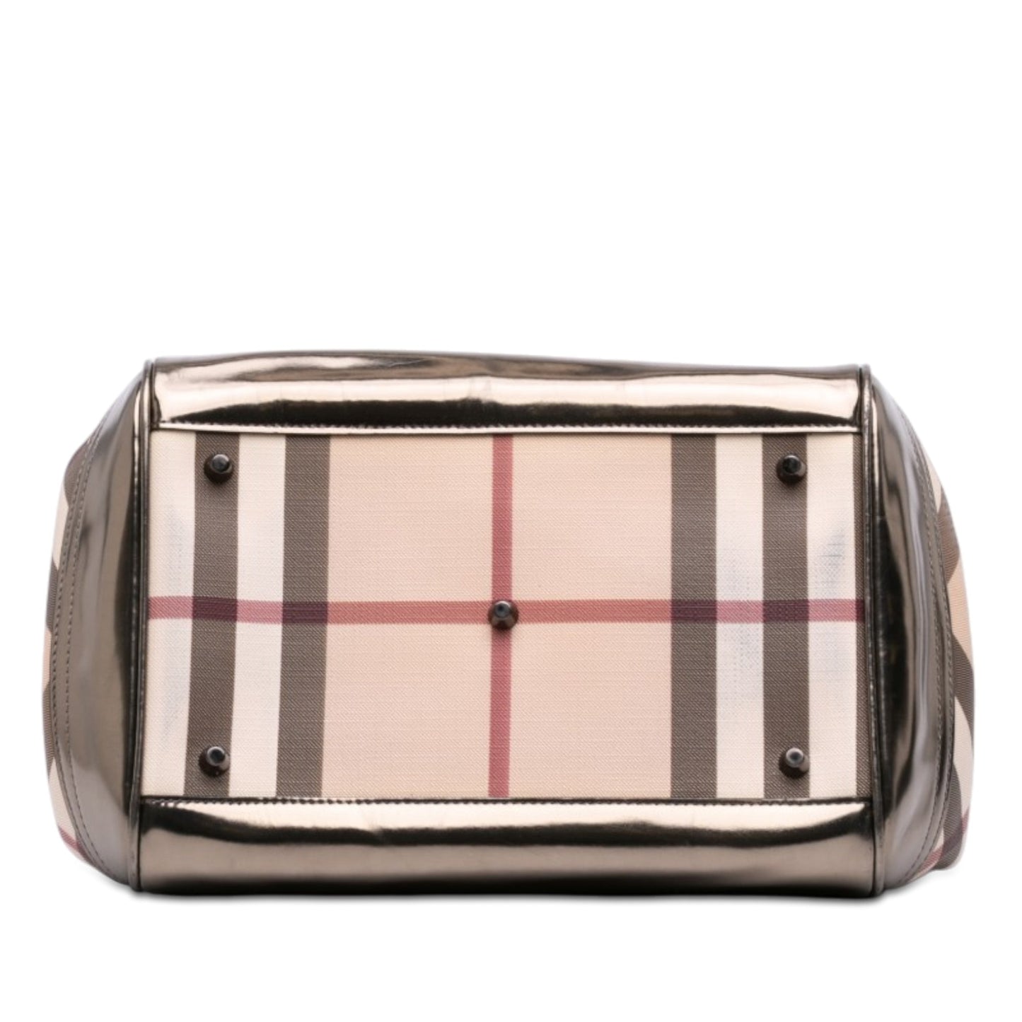 Burberry Small Supernova Check Coated Canvas Canterbury Tote