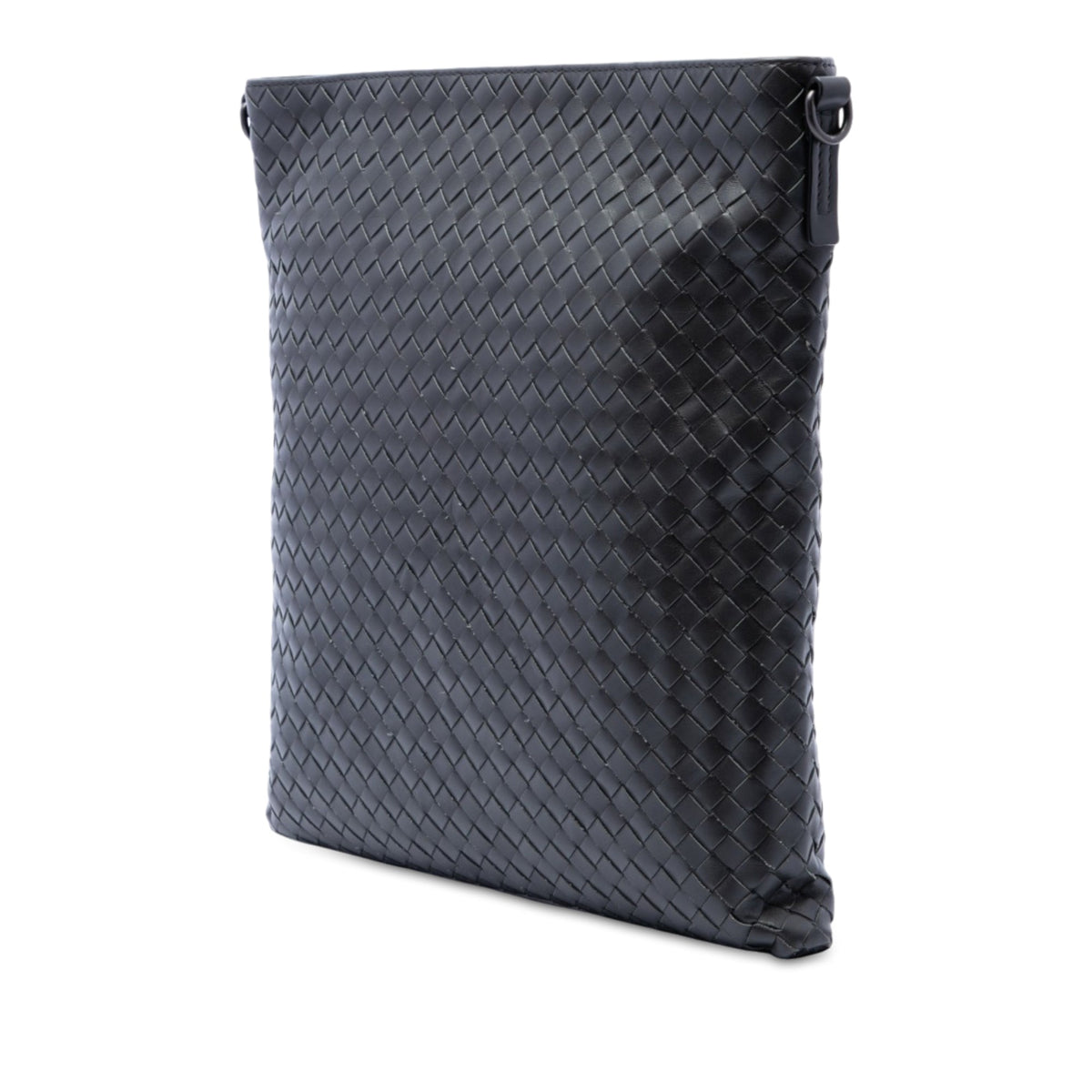Bottega Veneta Nappa Intrecciato VN Crossbody — Black