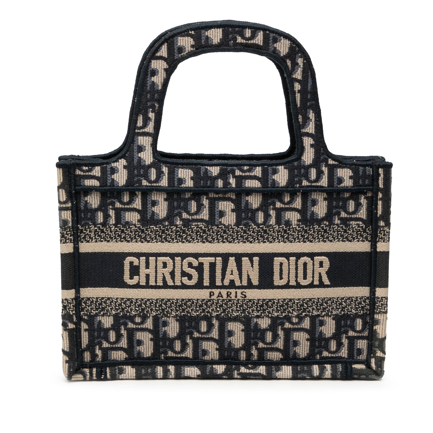 Dior Mini Oblique Canvas Book Tote
