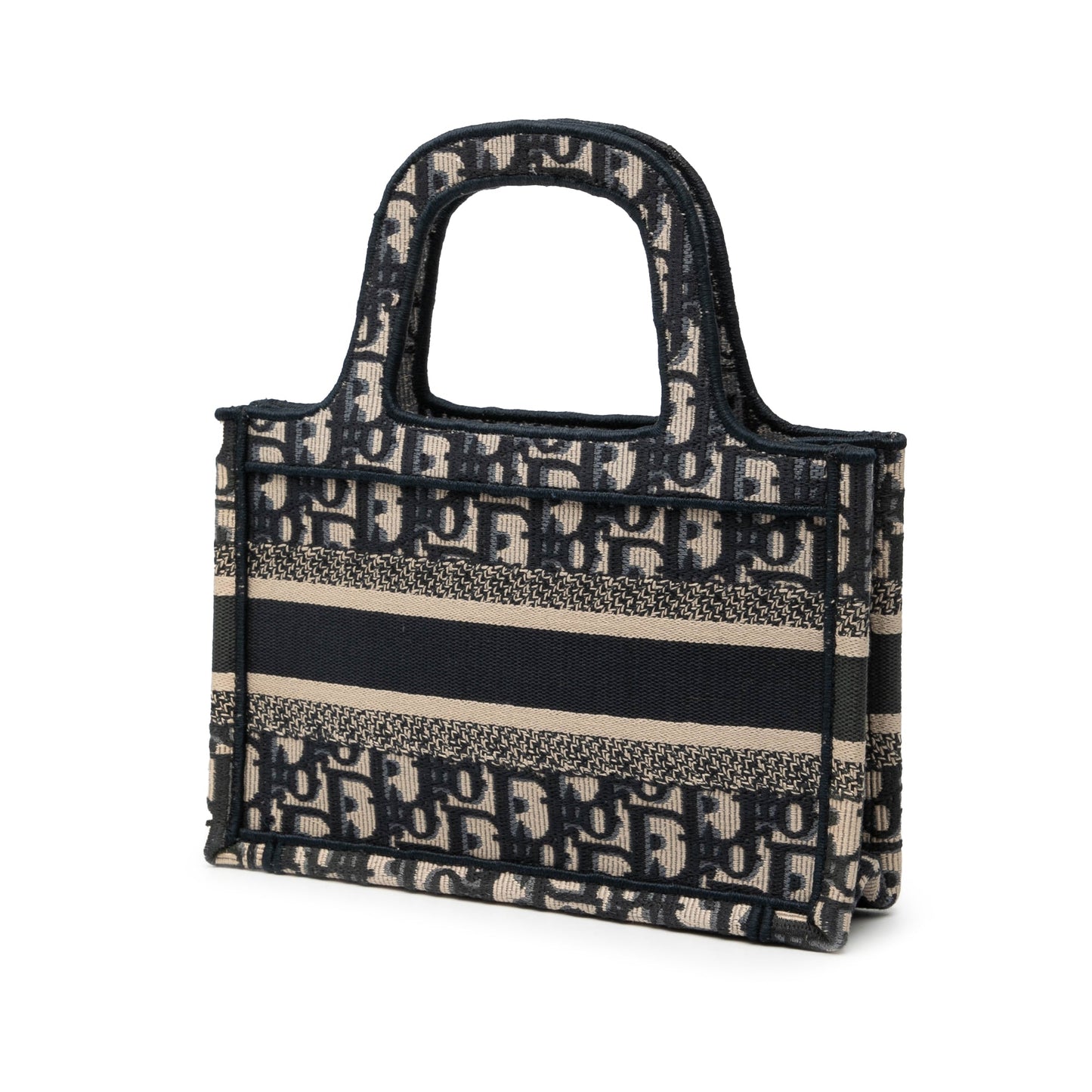 Dior Mini Oblique Canvas Book Tote