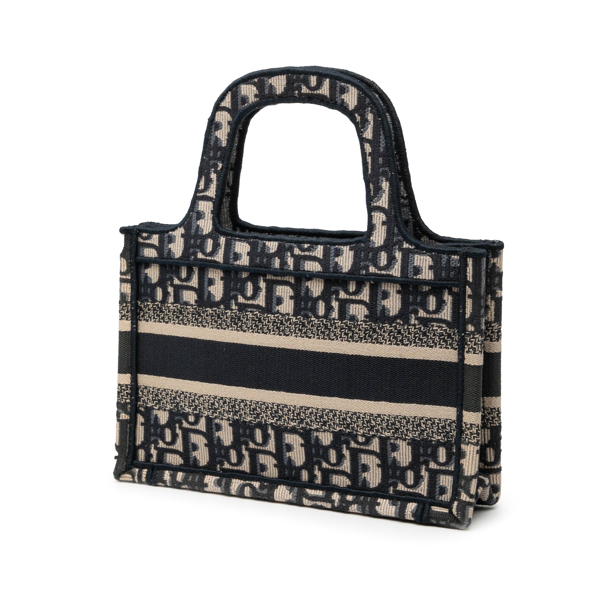 Dior Mini Oblique Canvas Book Tote