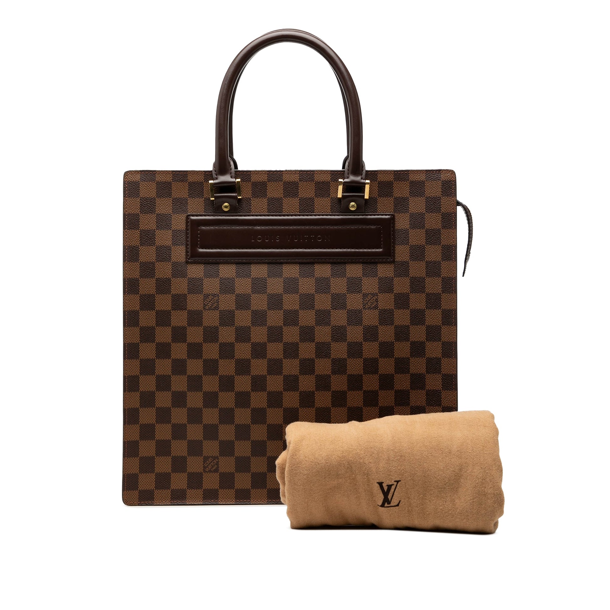 Louis Vuitton Damier Ebene Venice Sac Plat GM