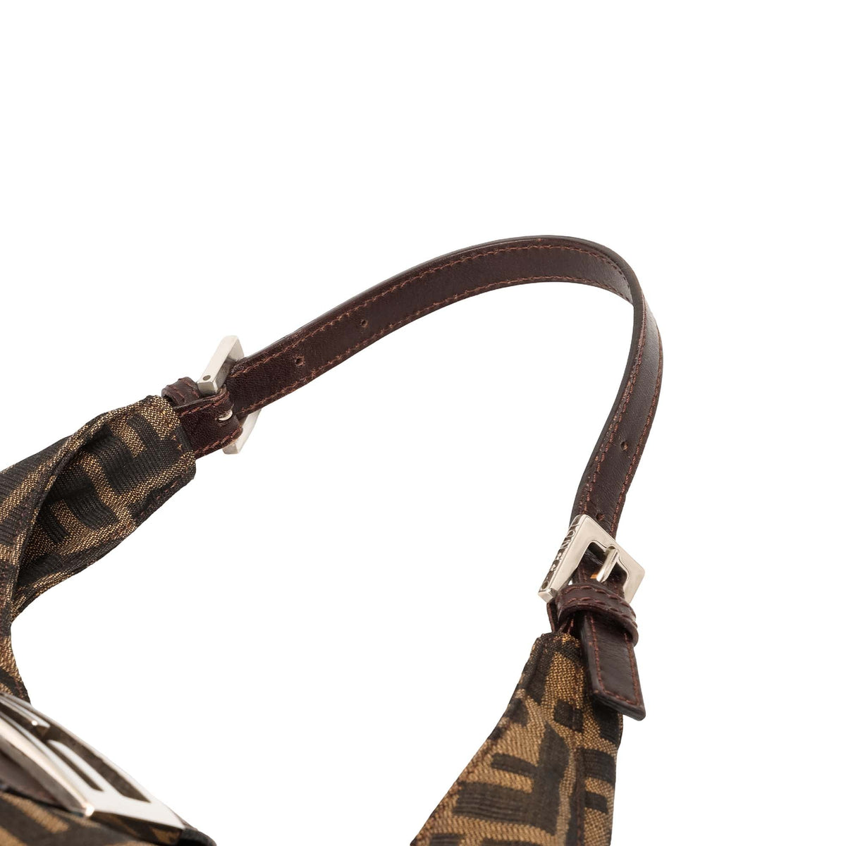 Fendi Zucca Canvas Shoulder Bag