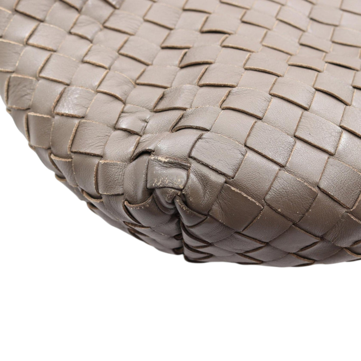 Bottega Veneta Nappa Intrecciato Crossbody — Beige