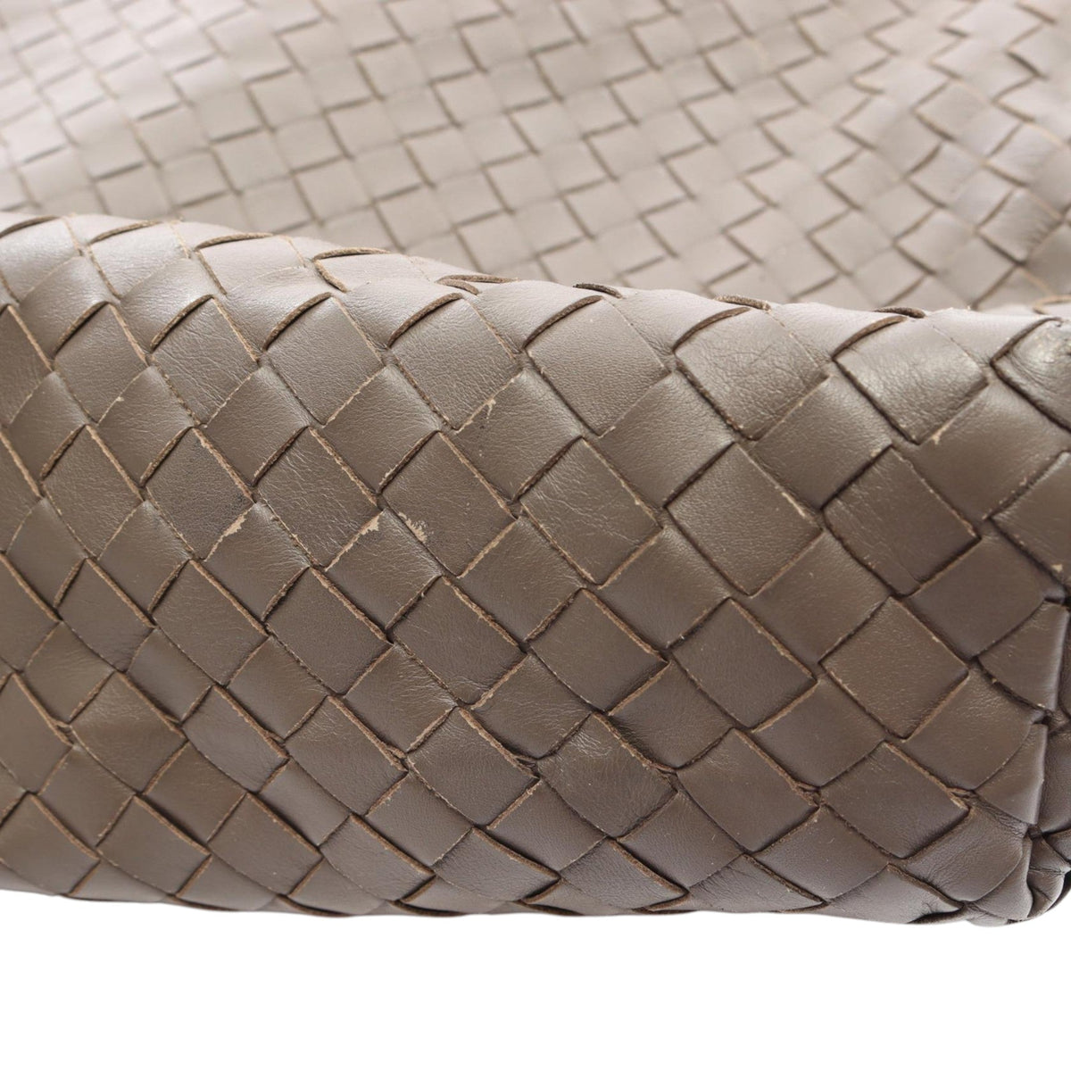 Bottega Veneta Nappa Intrecciato Crossbody — Beige