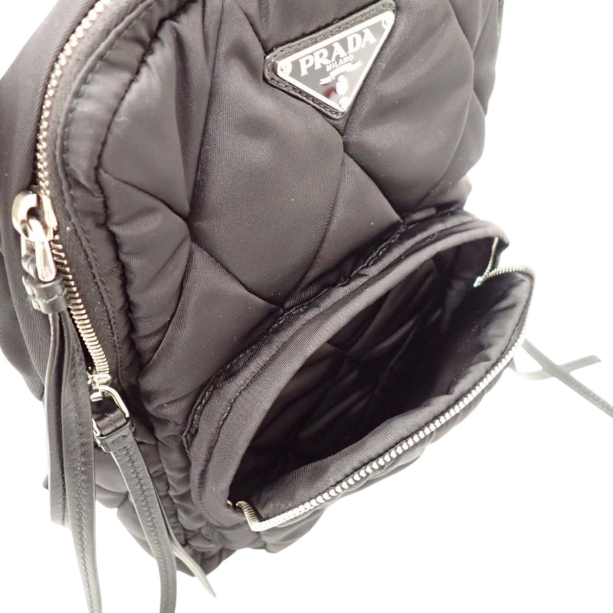 Prada Impuntu Tessuto Sling Backpack