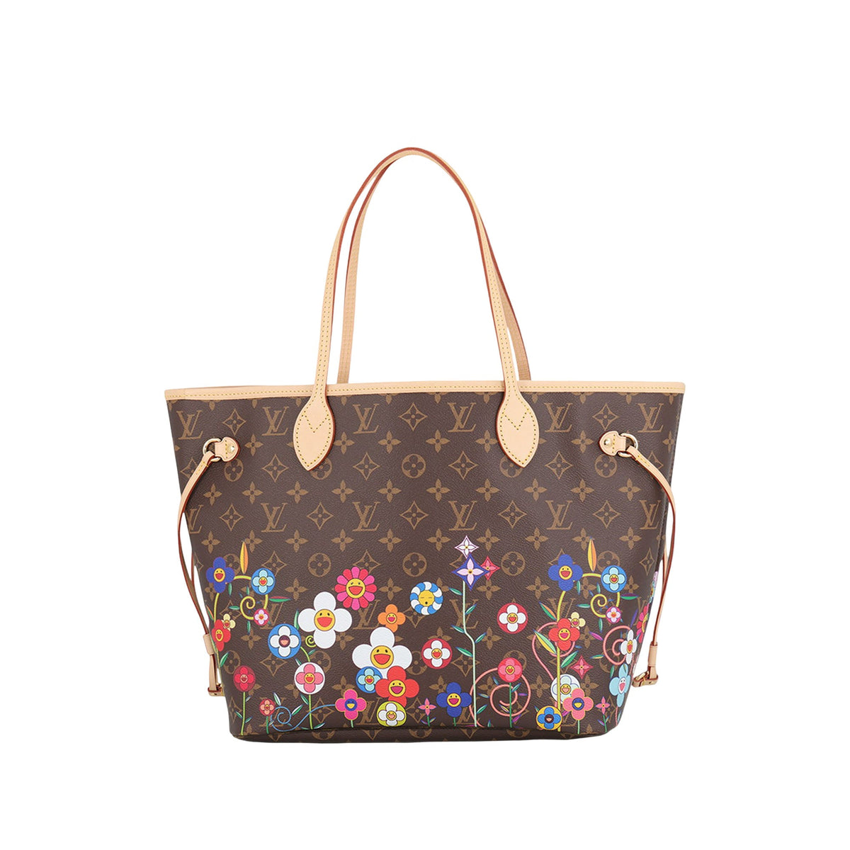 Louis Vuitton Takashi Murakami Monogram Superflat Floral Neverfull MM