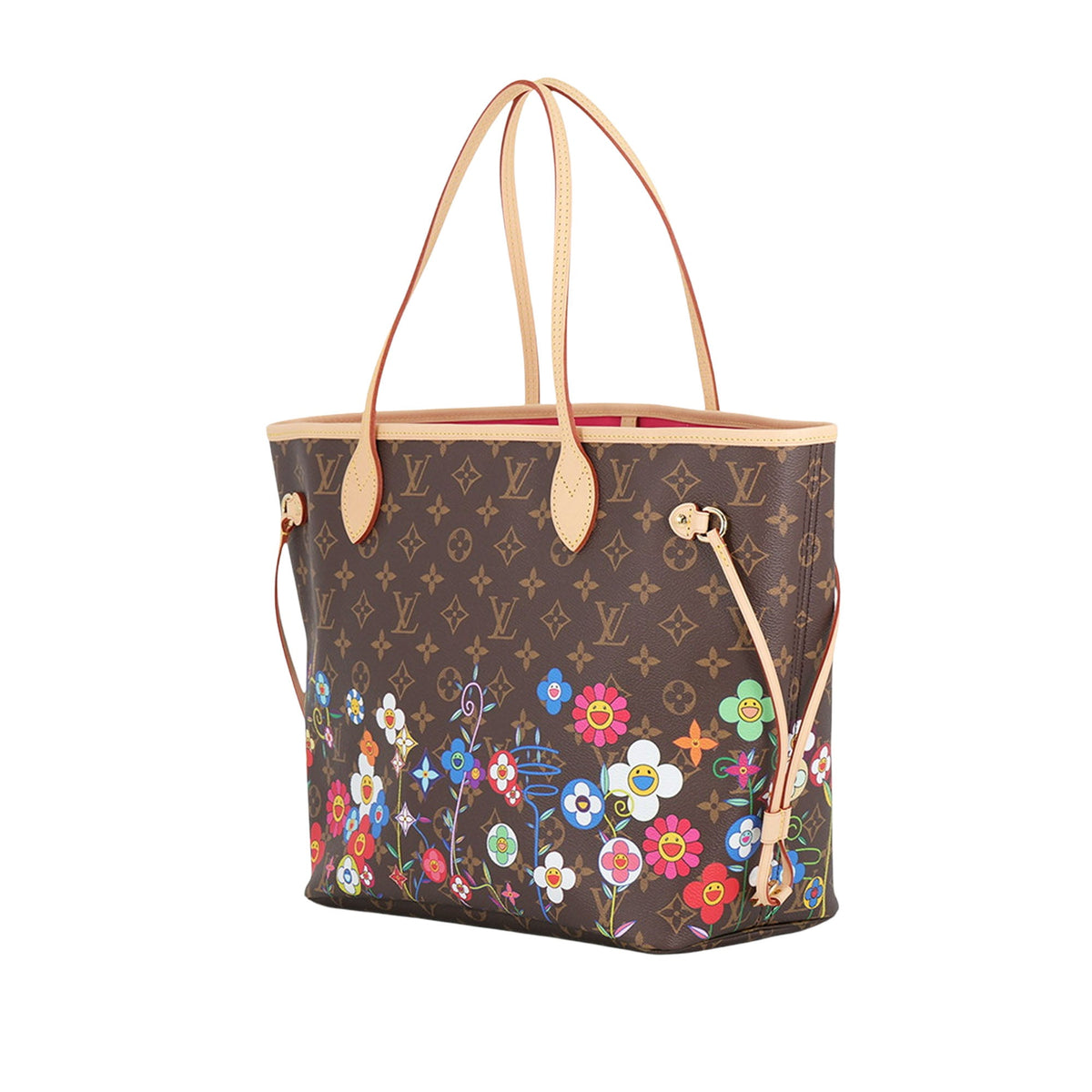 Louis Vuitton Takashi Murakami Monogram Superflat Floral Neverfull MM