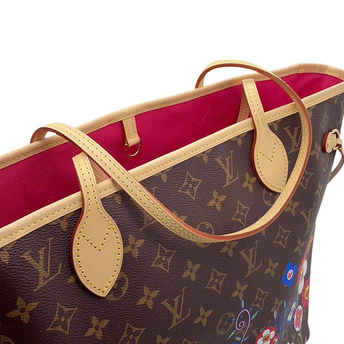Louis Vuitton Takashi Murakami Monogram Superflat Floral Neverfull MM