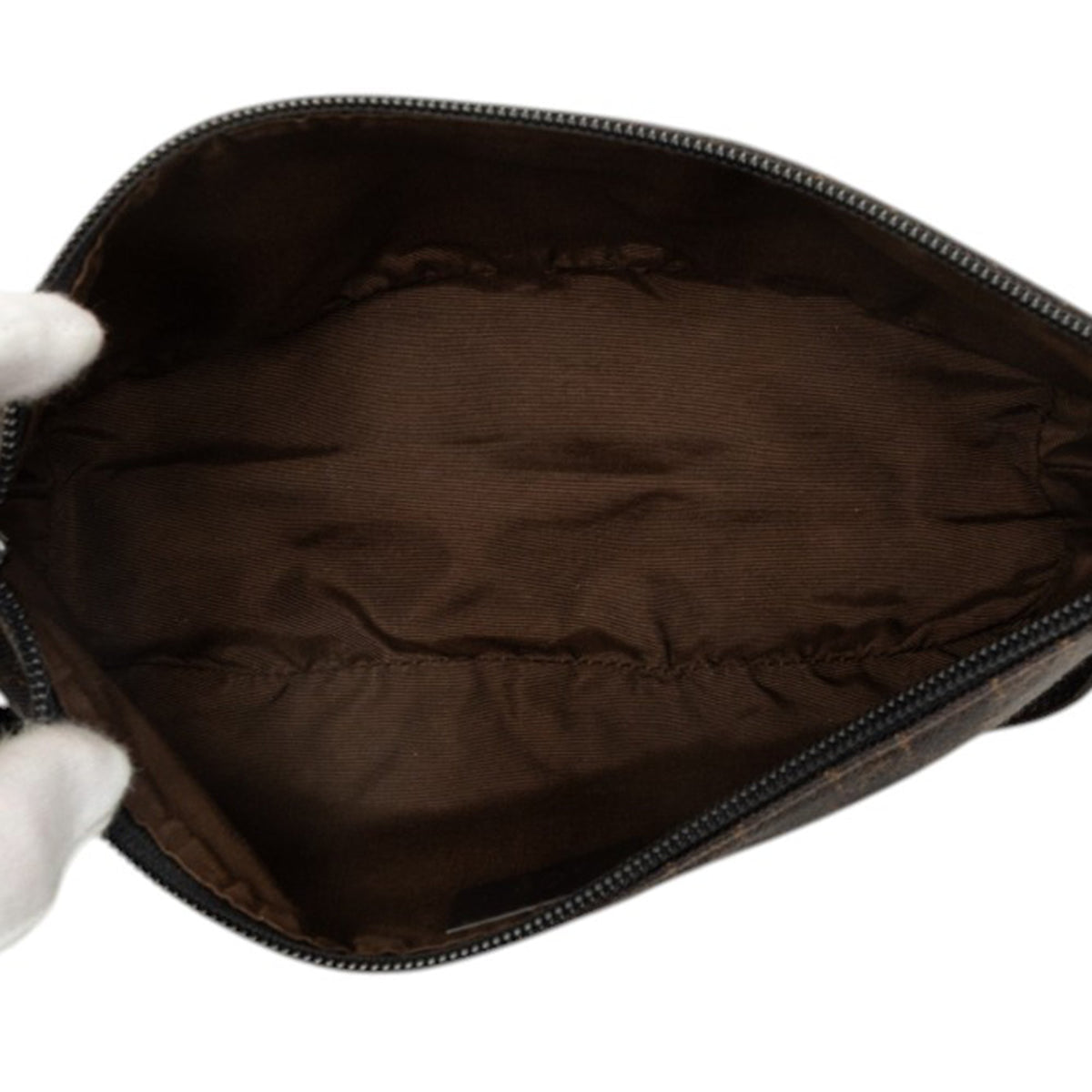 Gucci GG Denim Boat — Brown