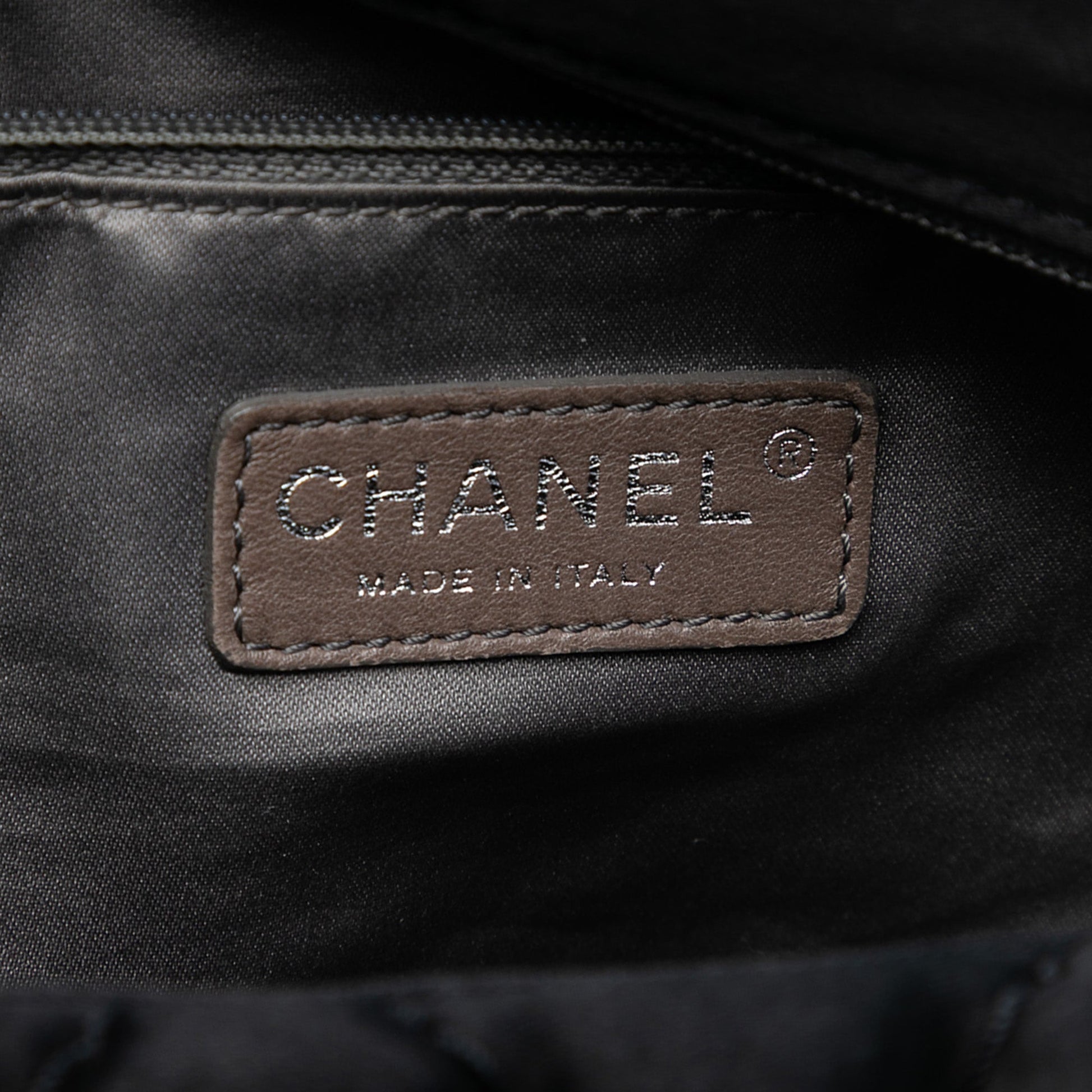 Chanel Extra Large CC Quilted Satin Single Flap