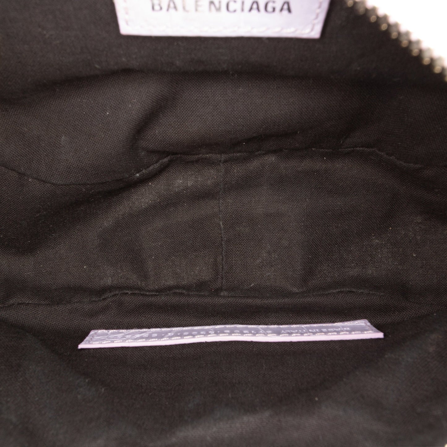 Balenciaga Croc Embossed Leather Motocross Le Cagole XS