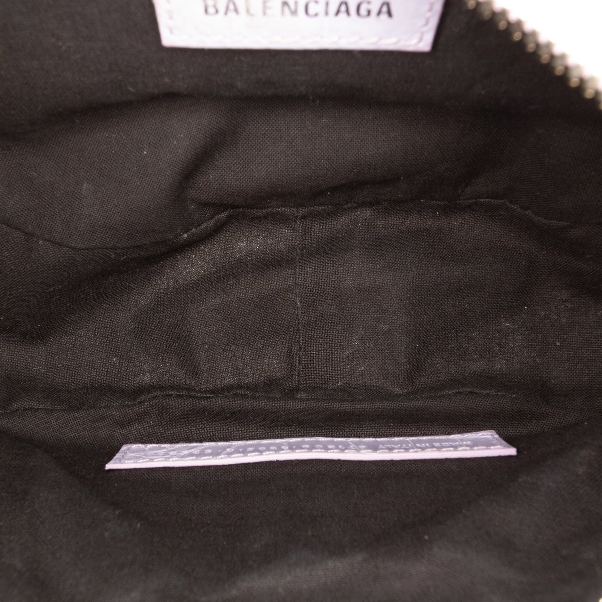 Balenciaga Croc Embossed Leather Motocross Le Cagole XS