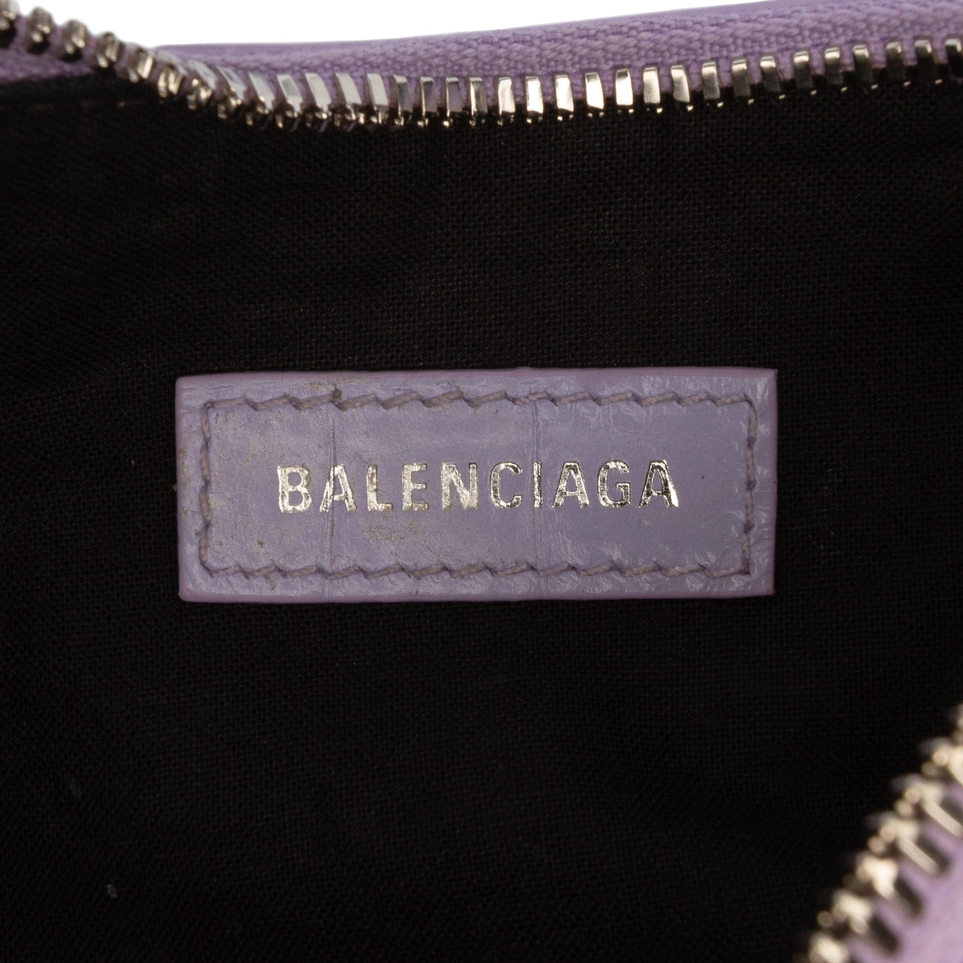 Balenciaga Croc Embossed Leather Motocross Le Cagole XS