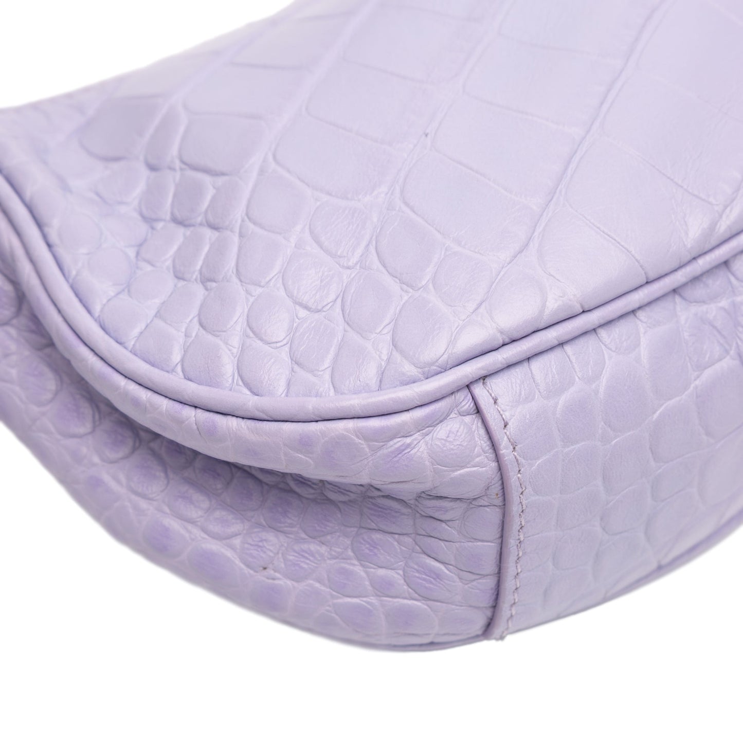 Balenciaga Croc Embossed Leather Motocross Le Cagole XS
