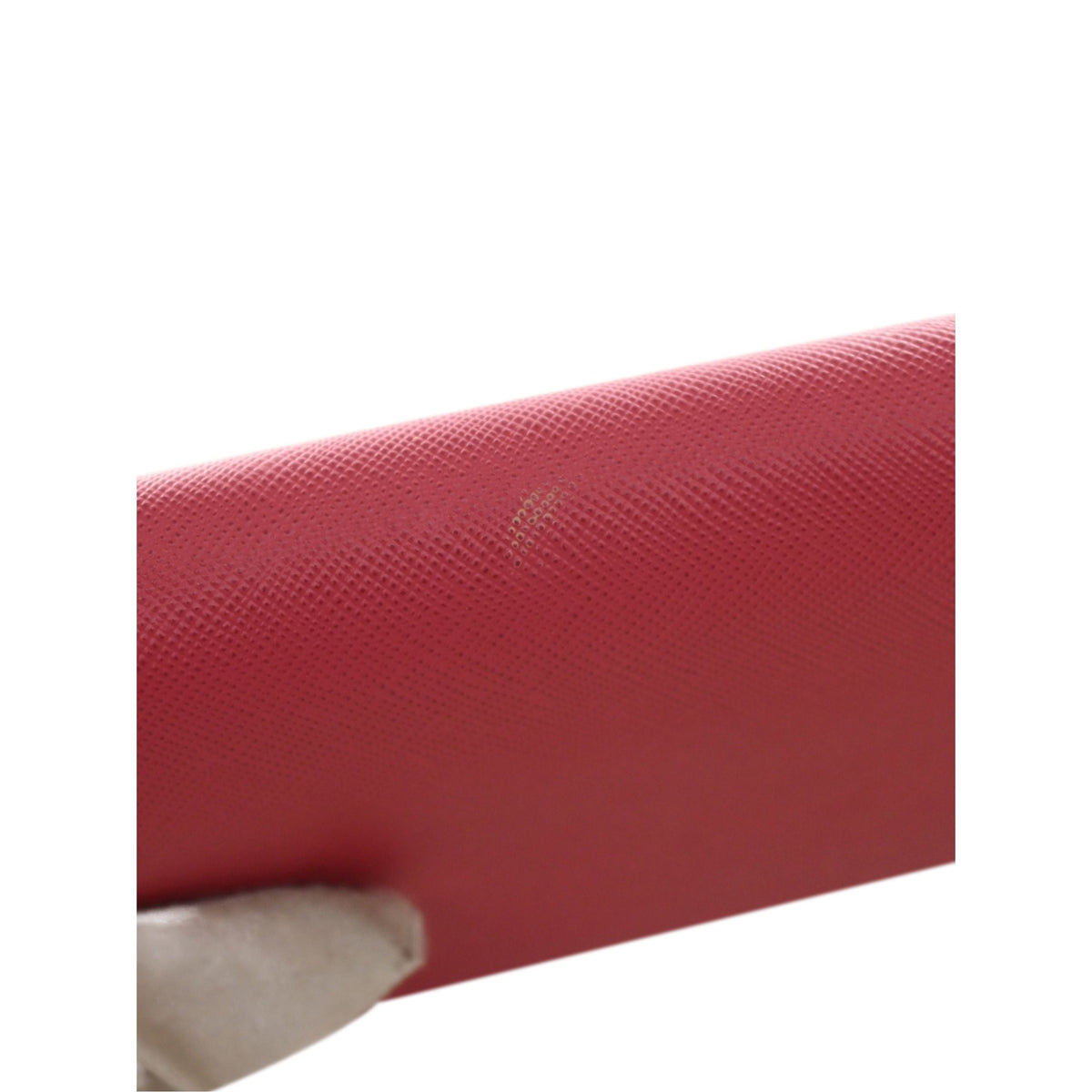 Prada Saffiano Wallet On Chain — Pink