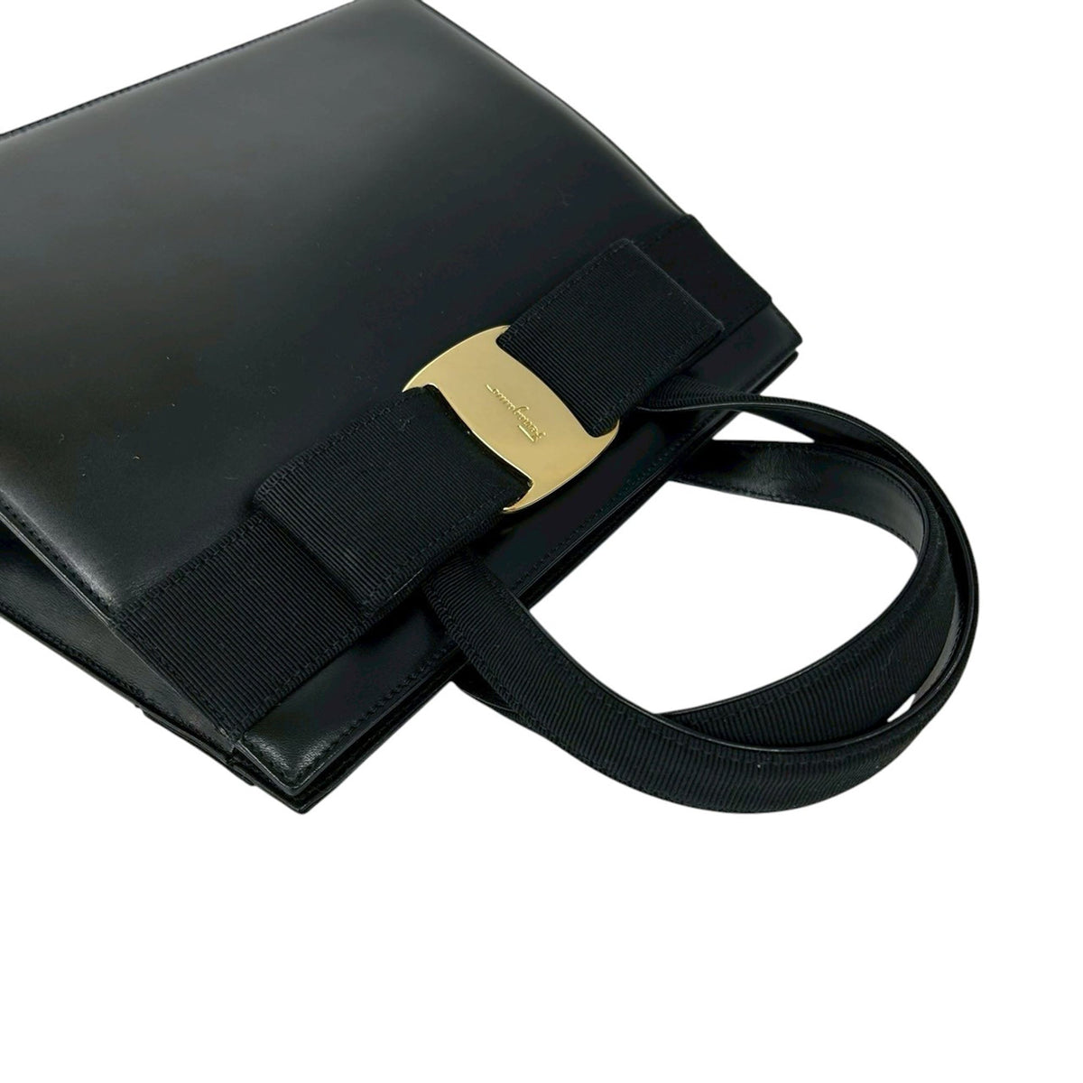Ferragamo Leather Vara Bow Satchel